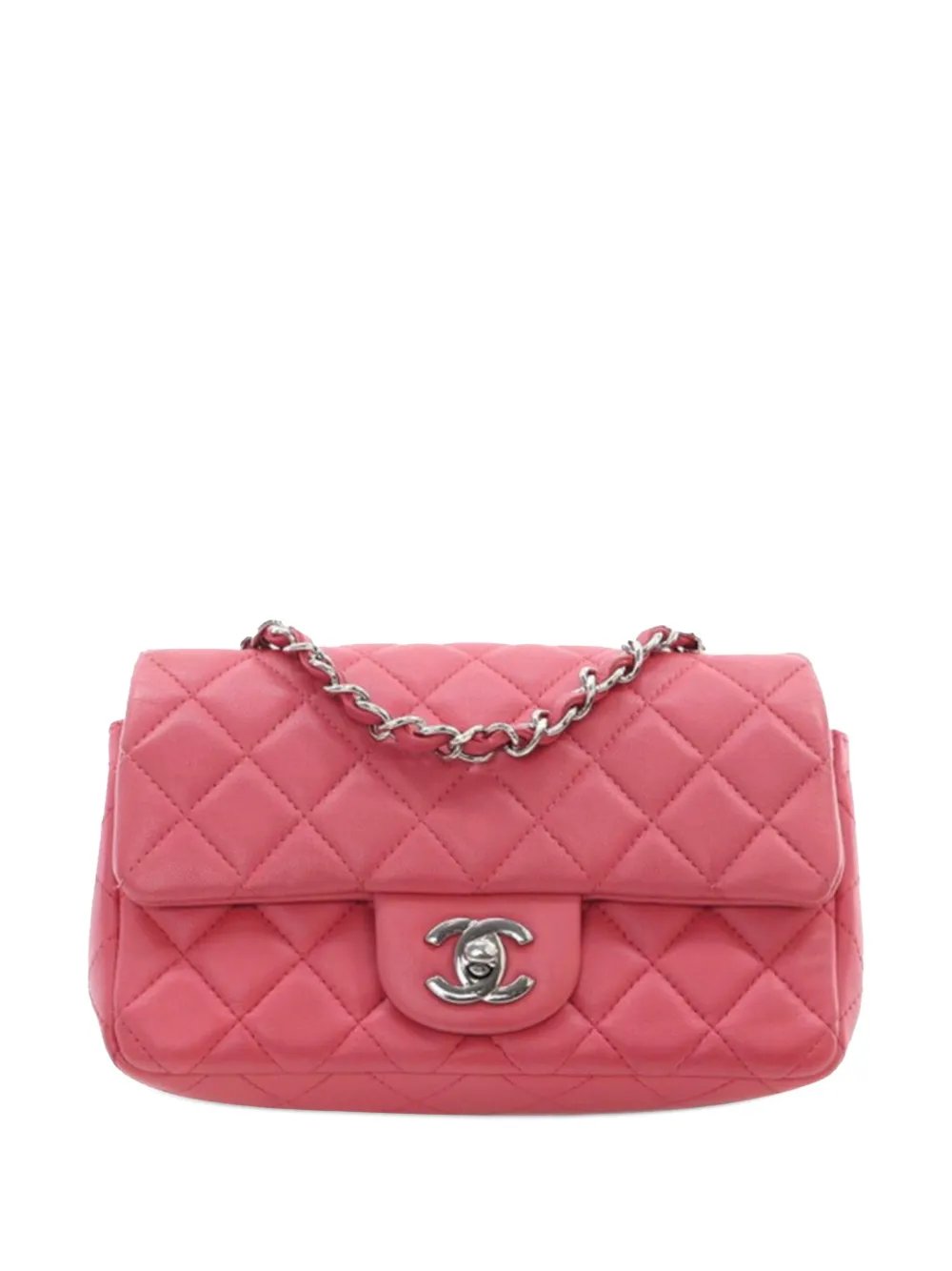 2019 Mini Rectangular Classic Lambskin Single Flap crossbody bag