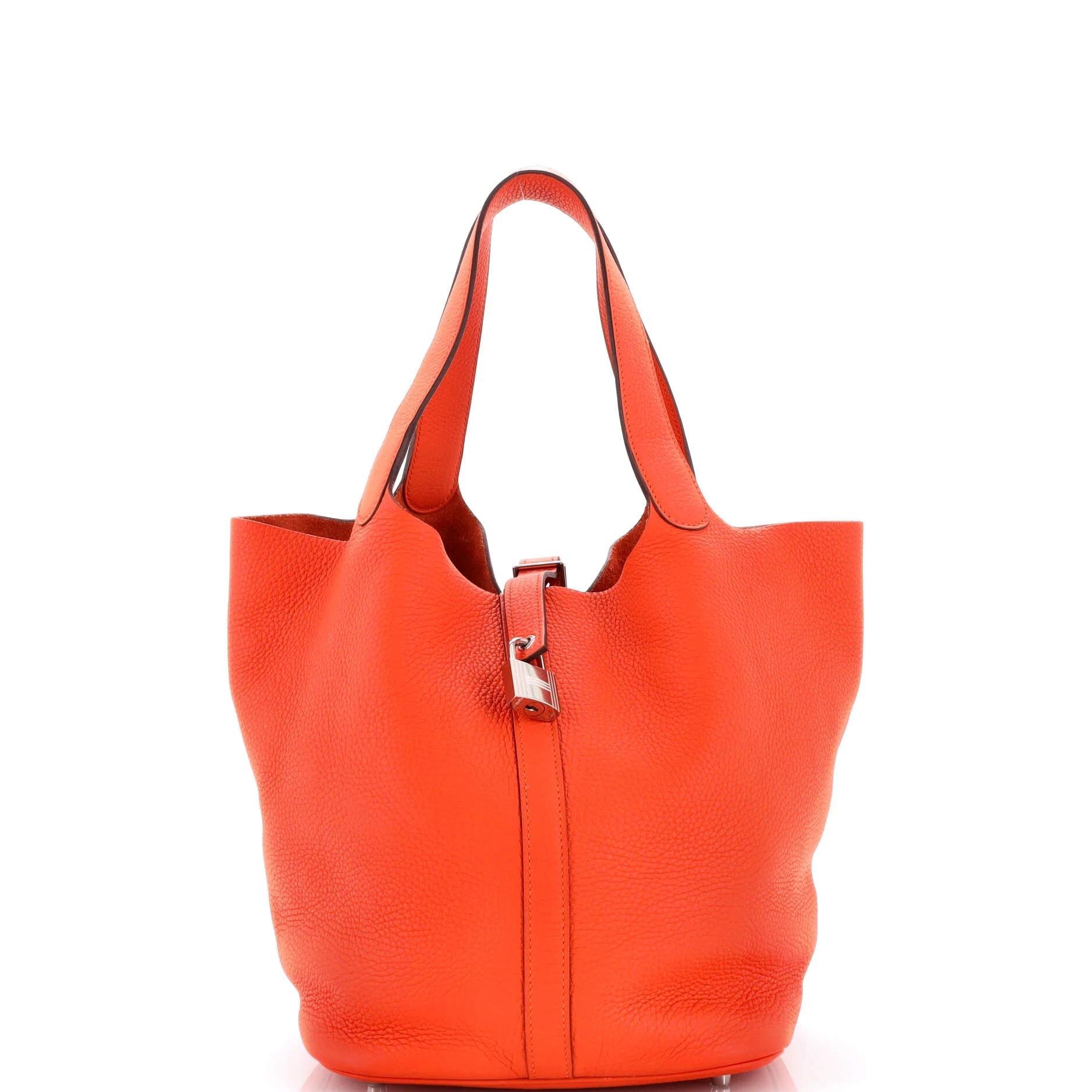 Picotin leather handbag