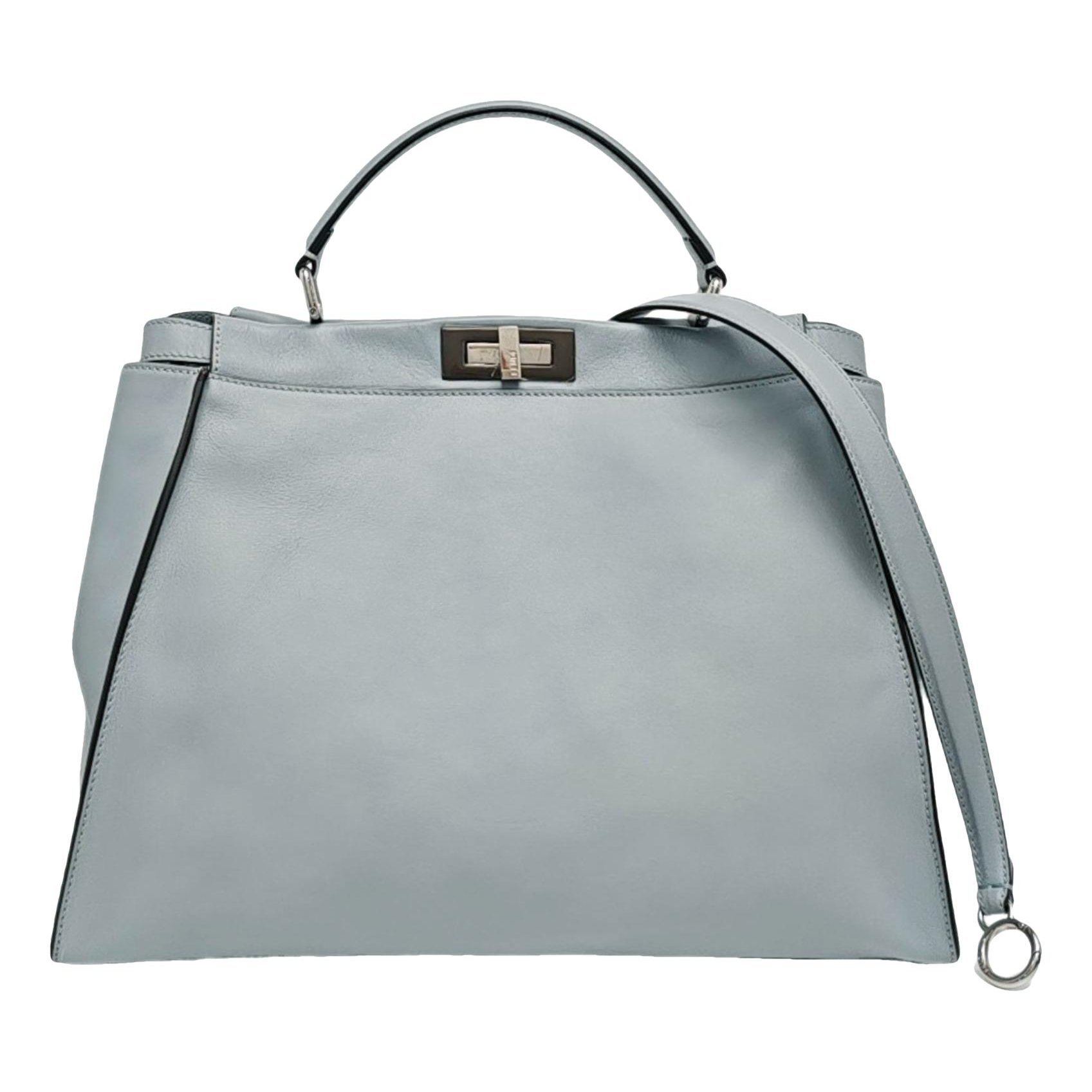 Peekaboo leather handbag