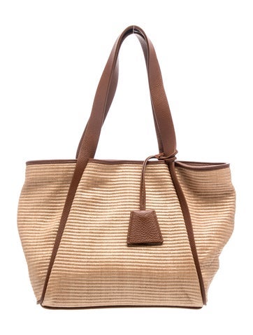 Akris Raffia Tote