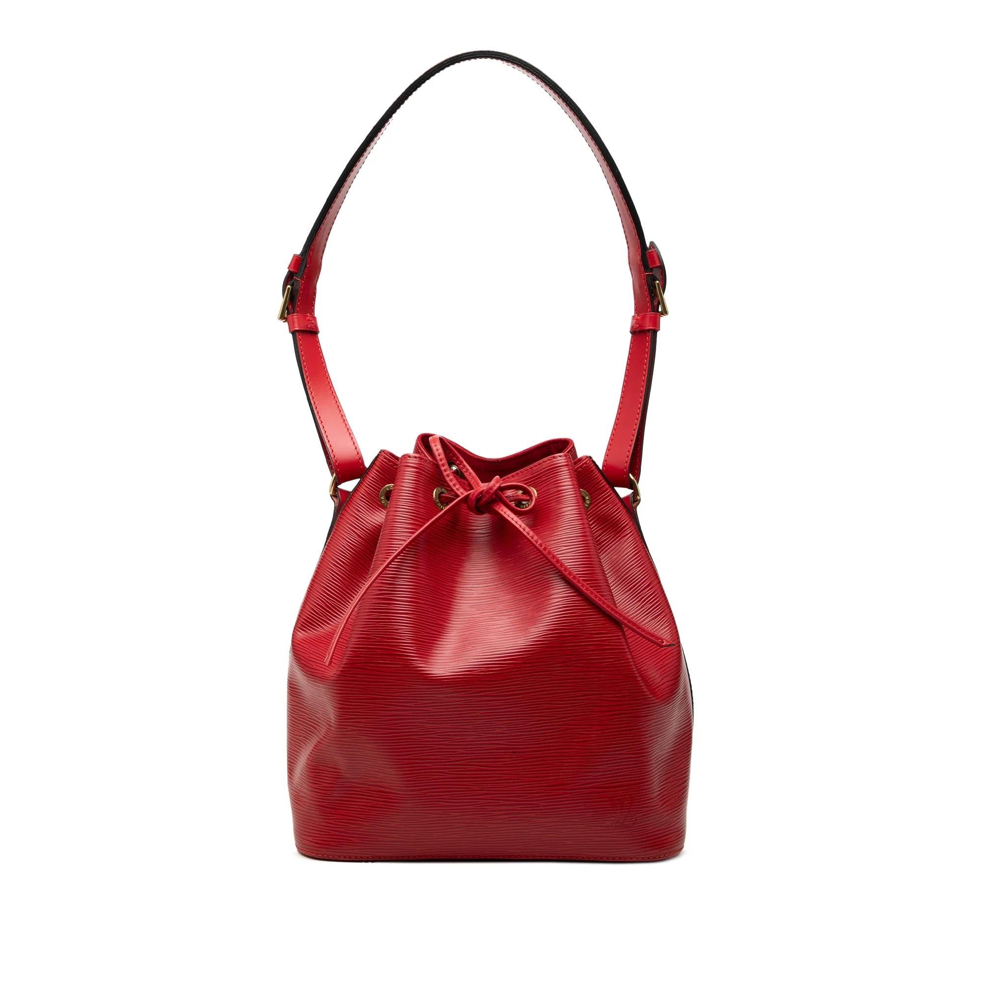 Bucket leather bag