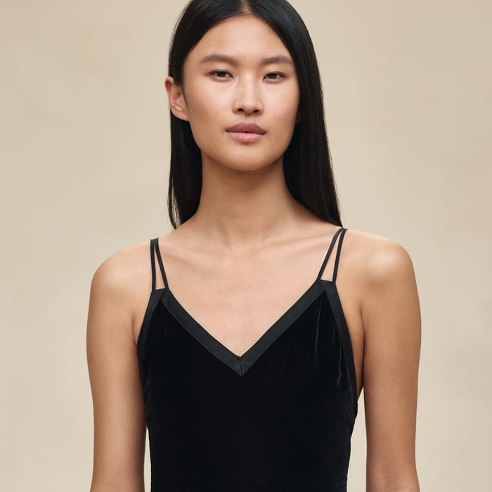 Noir Long Nightgown Dress
