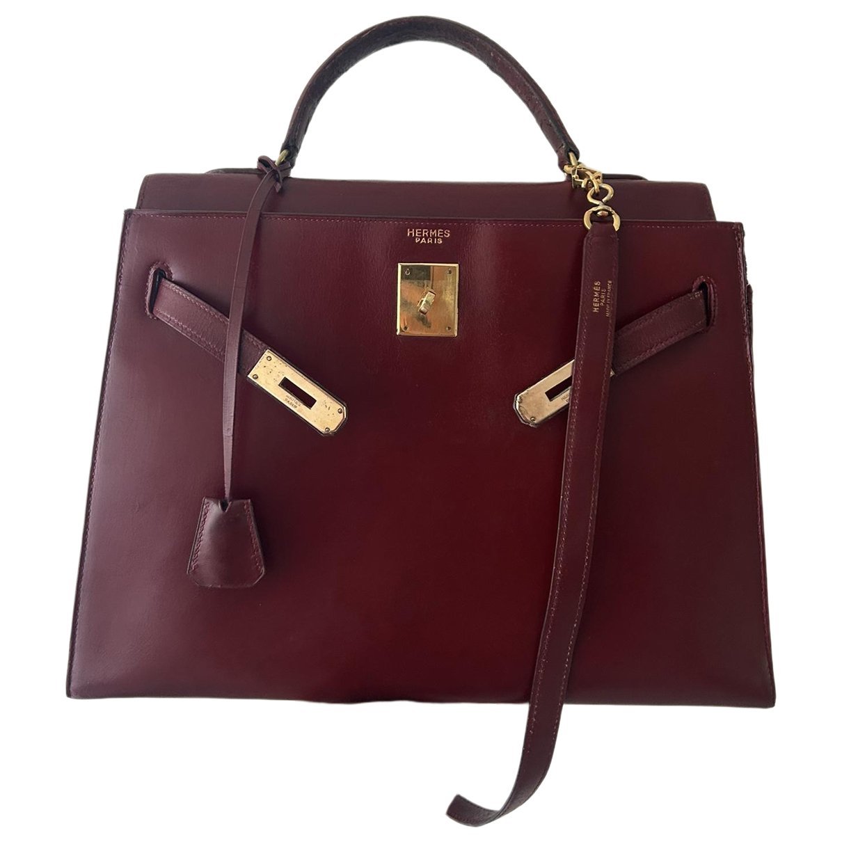 Kelly 32 leather handbag