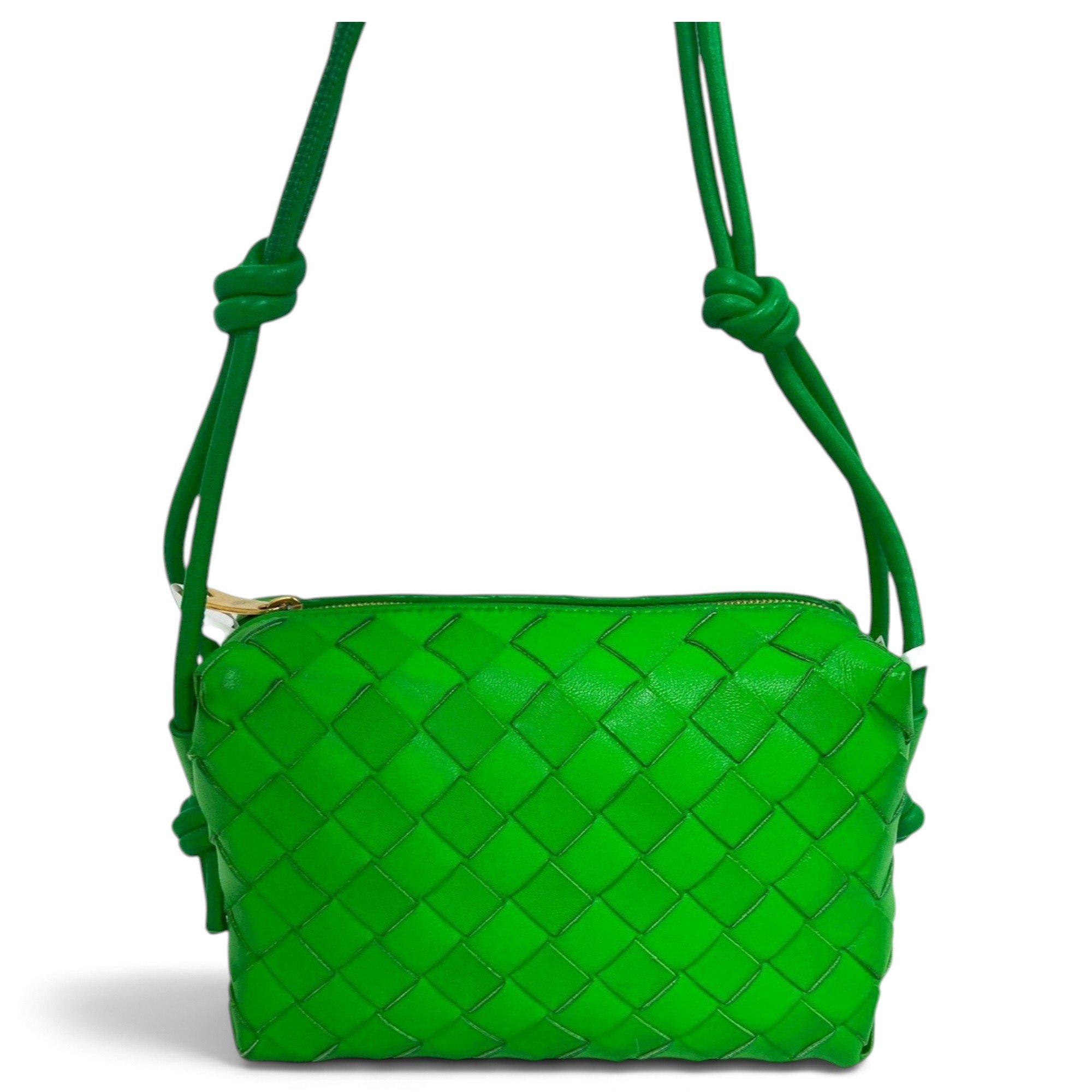 Loop leather handbag
