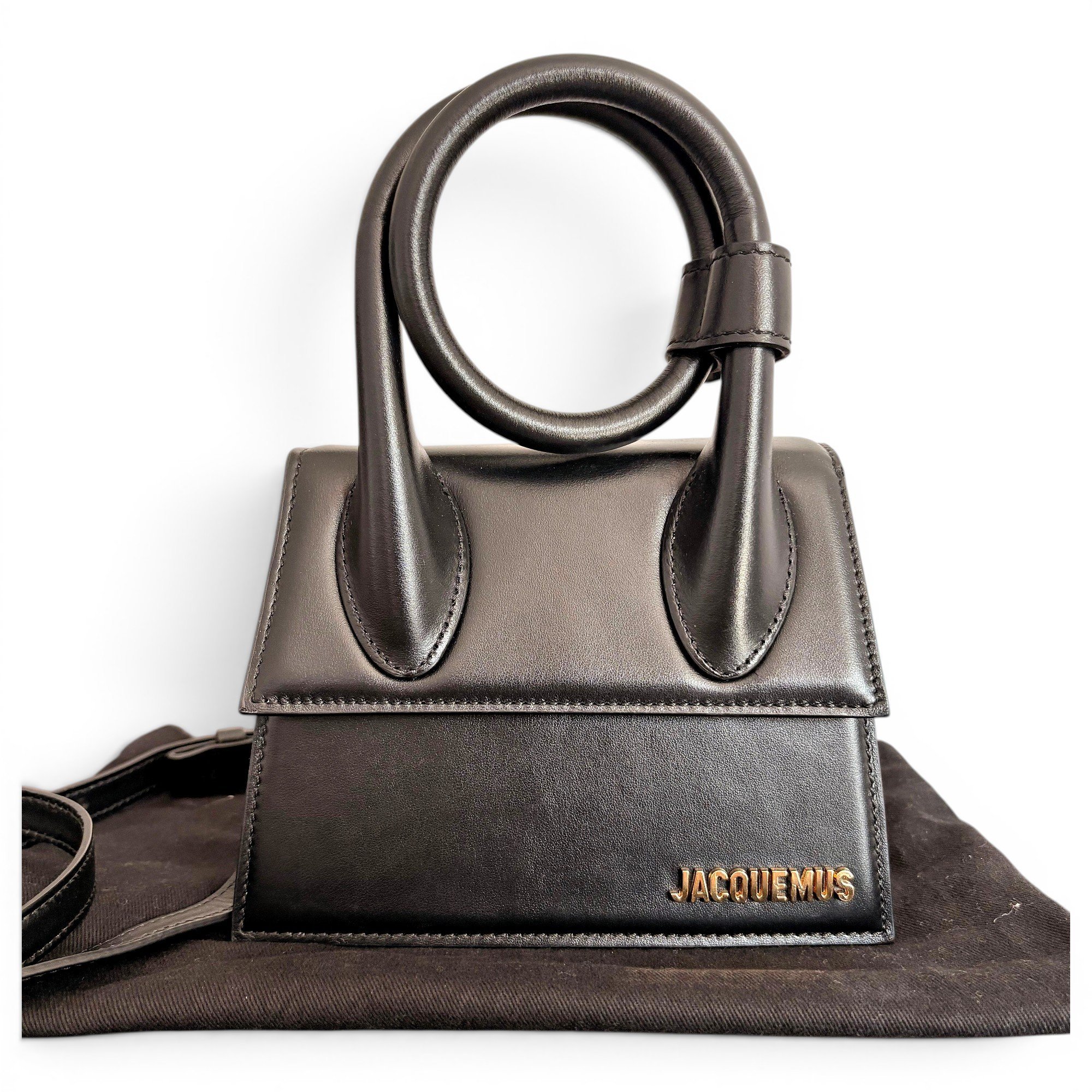 Jacquemus Le Chiquito Noeud leather handbag