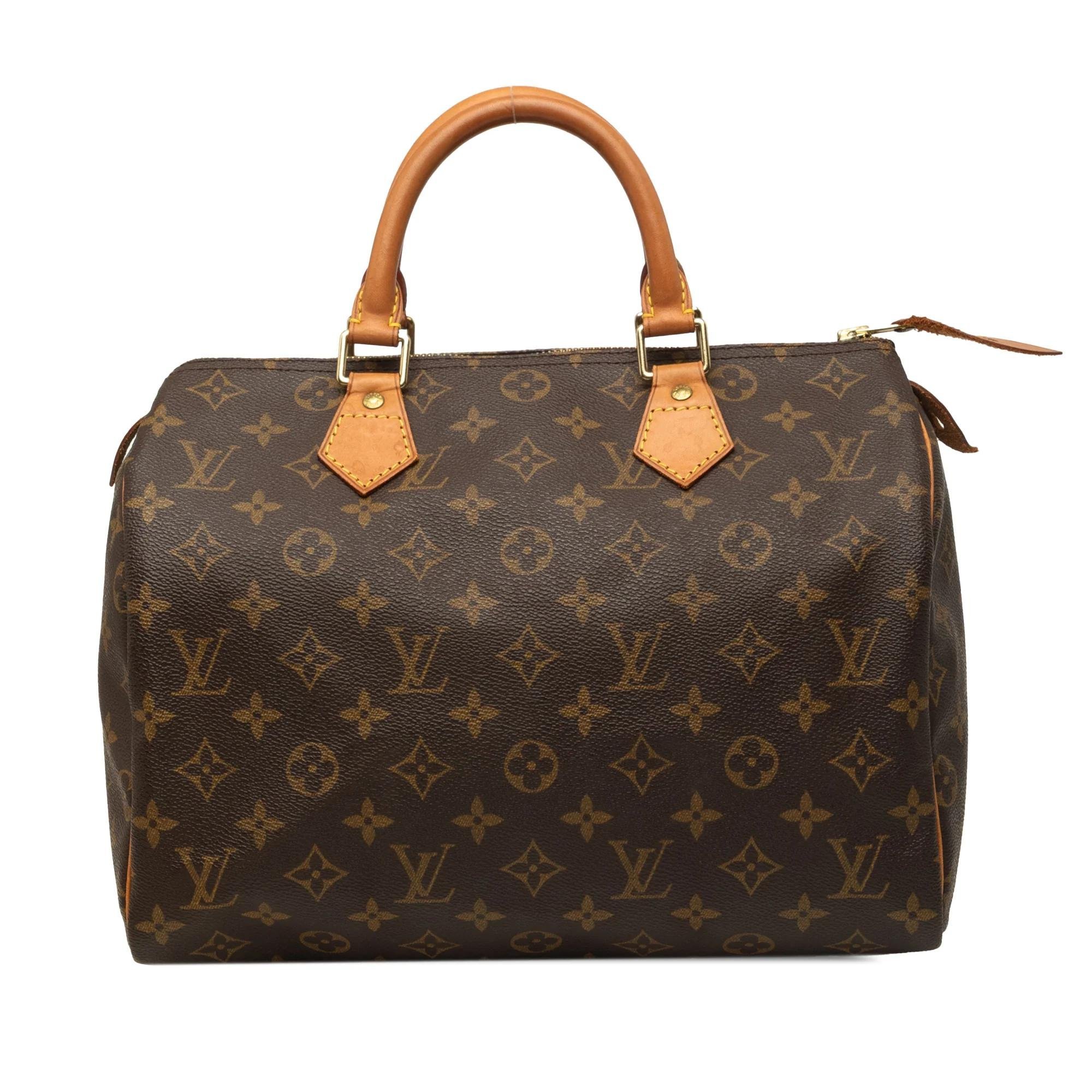 Speedy leather bag