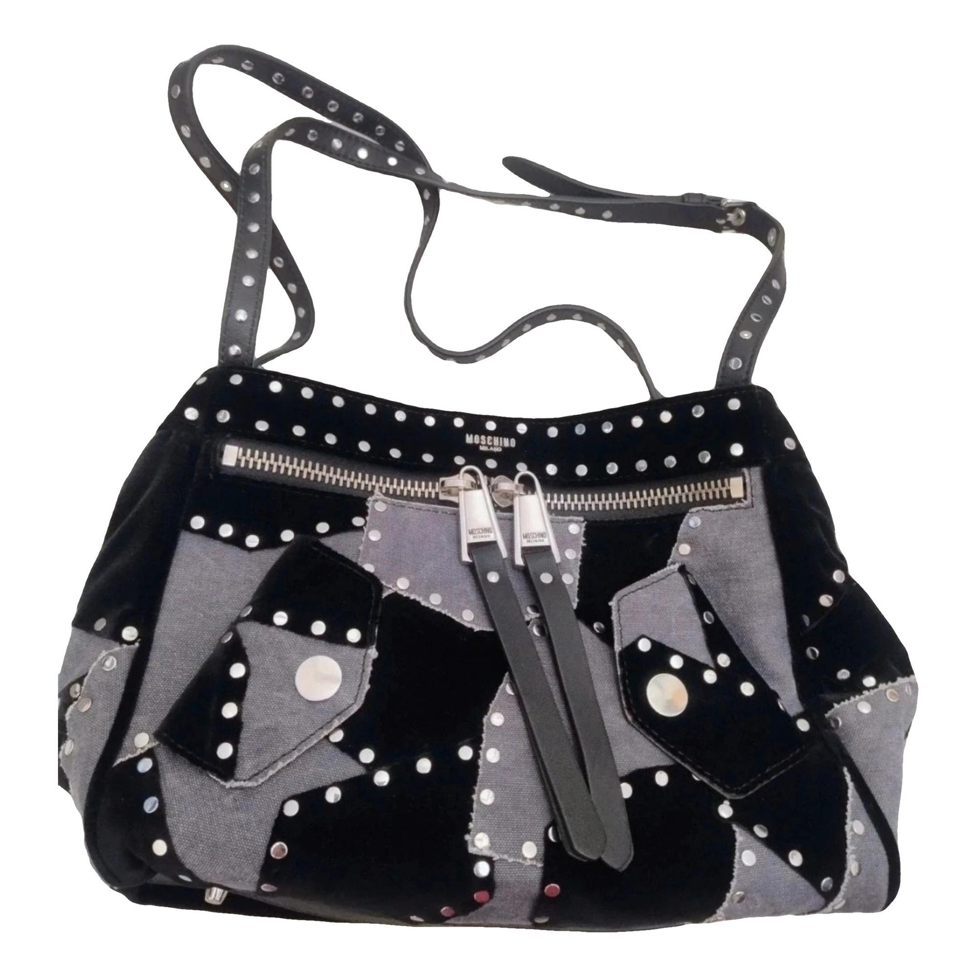 Velvet handbag