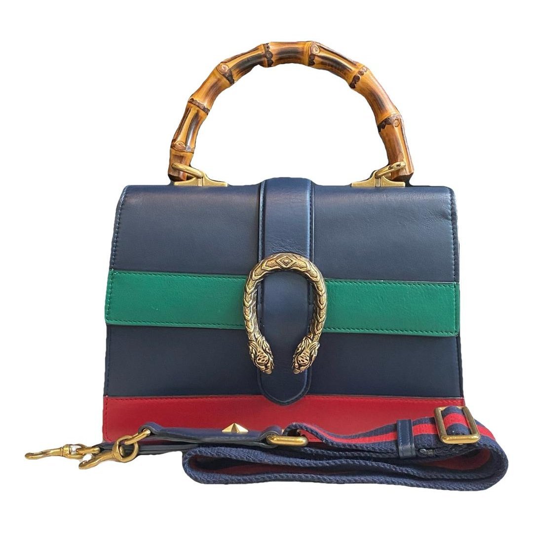 Dionysus Bamboo leather handbag