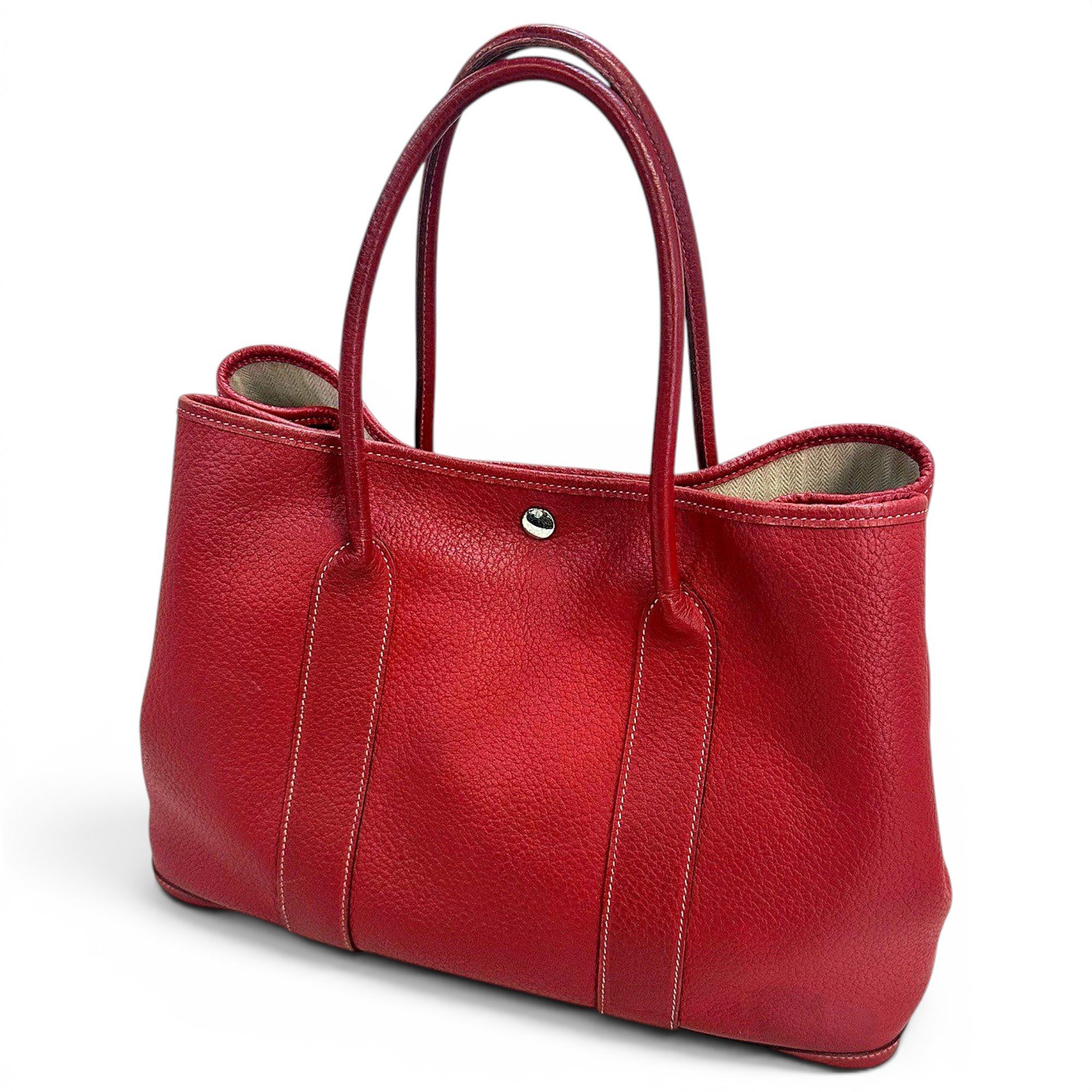 Garden Party leather handbag