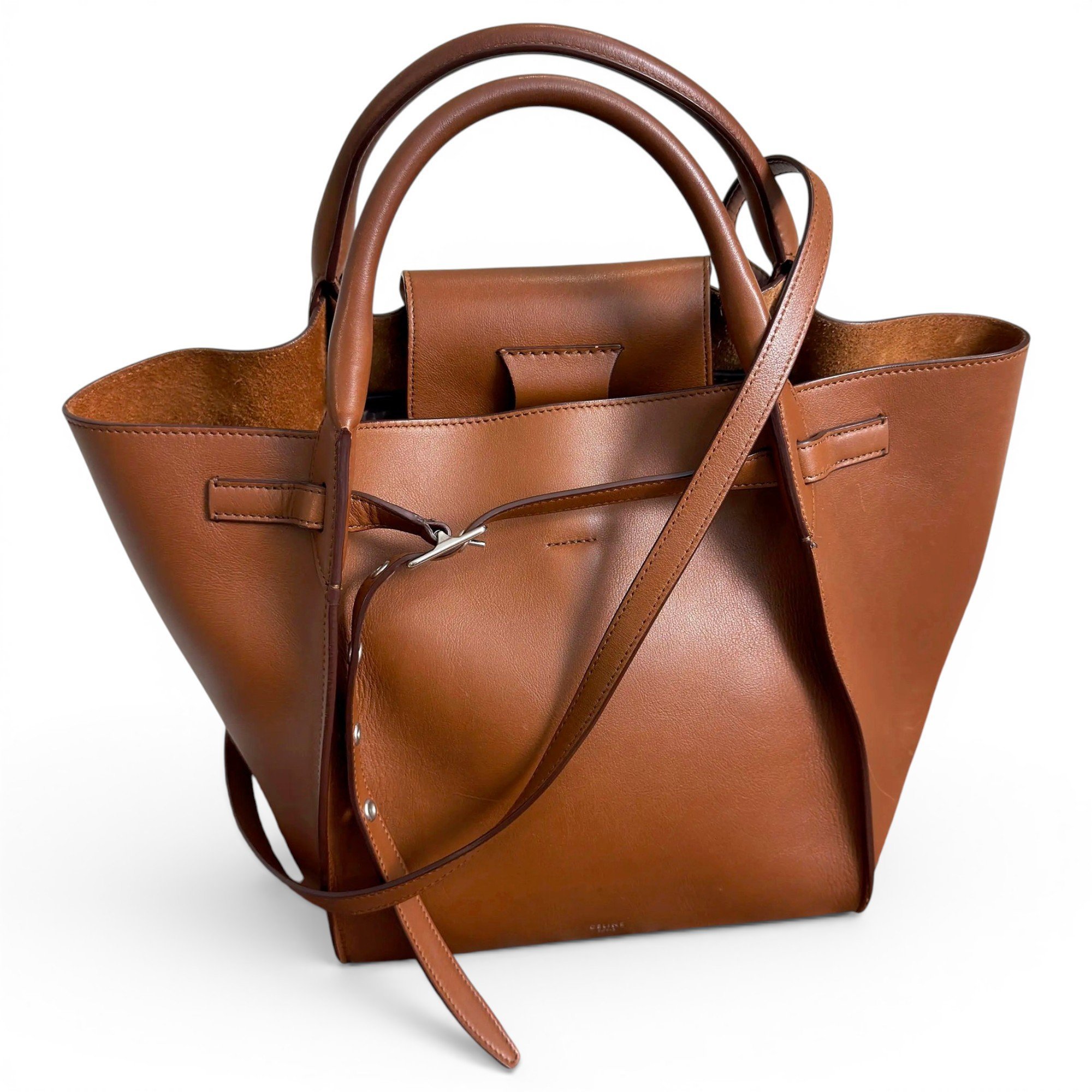 Big Bag leather handbag