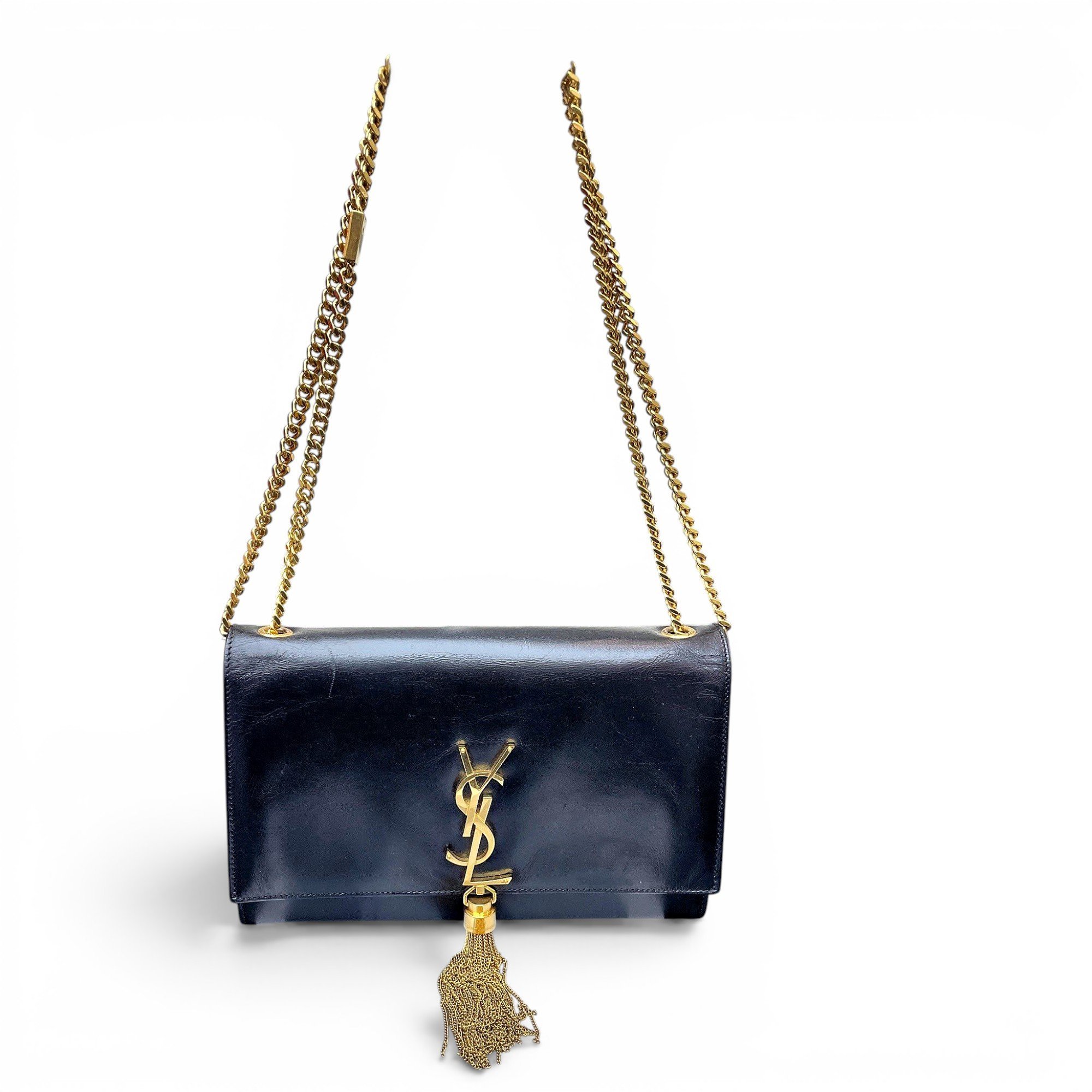 Pompom Kate leather crossbody bag