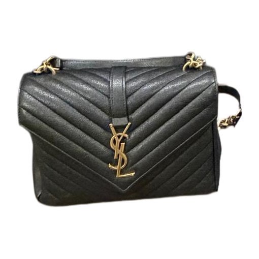 Collége monogramme leather handbag