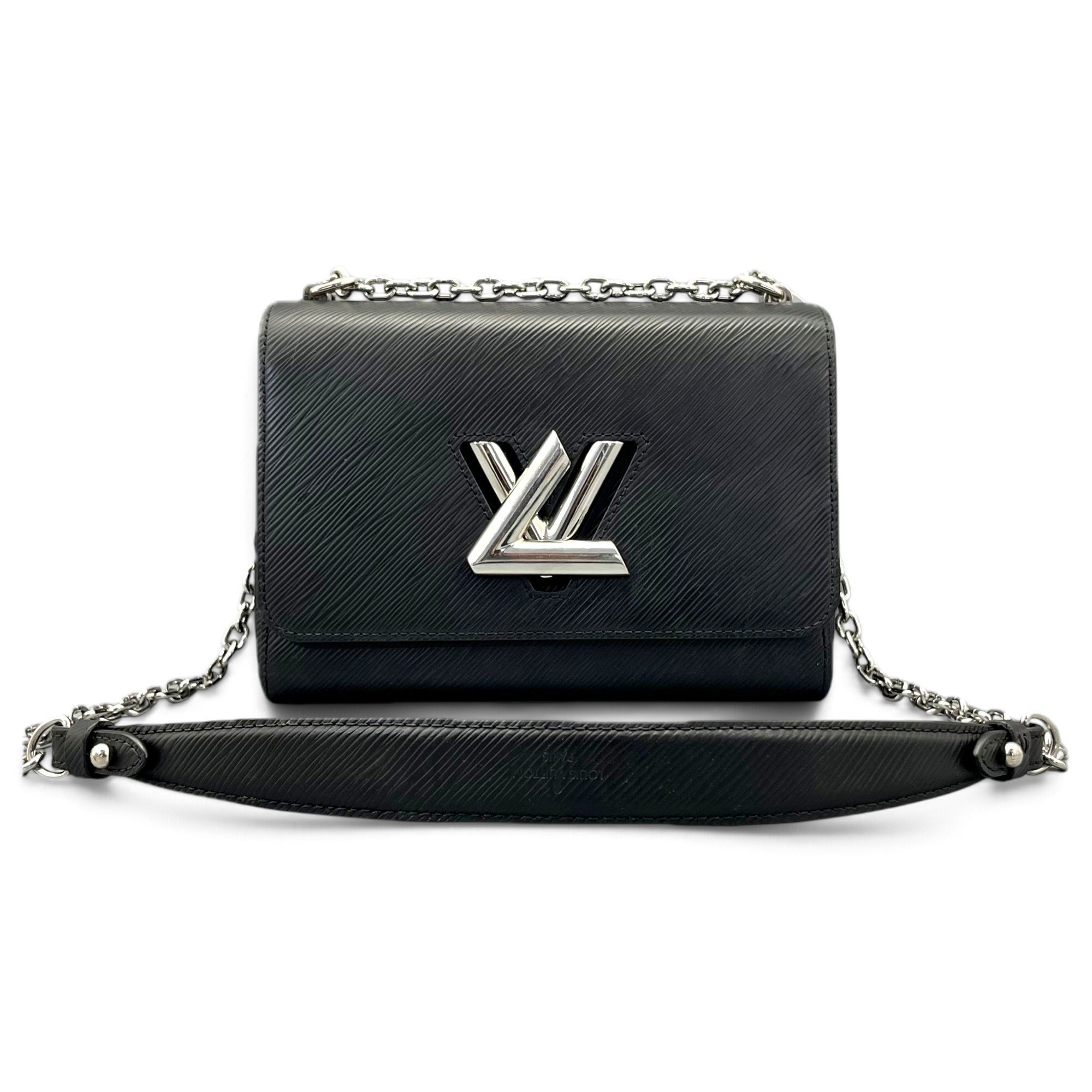 Twist leather handbag