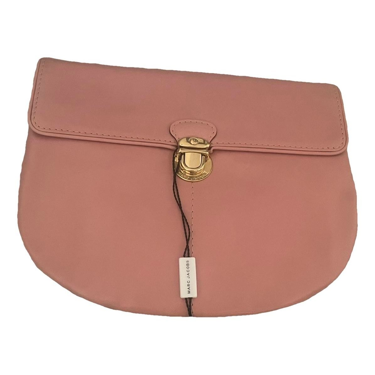 Leather clutch bag
