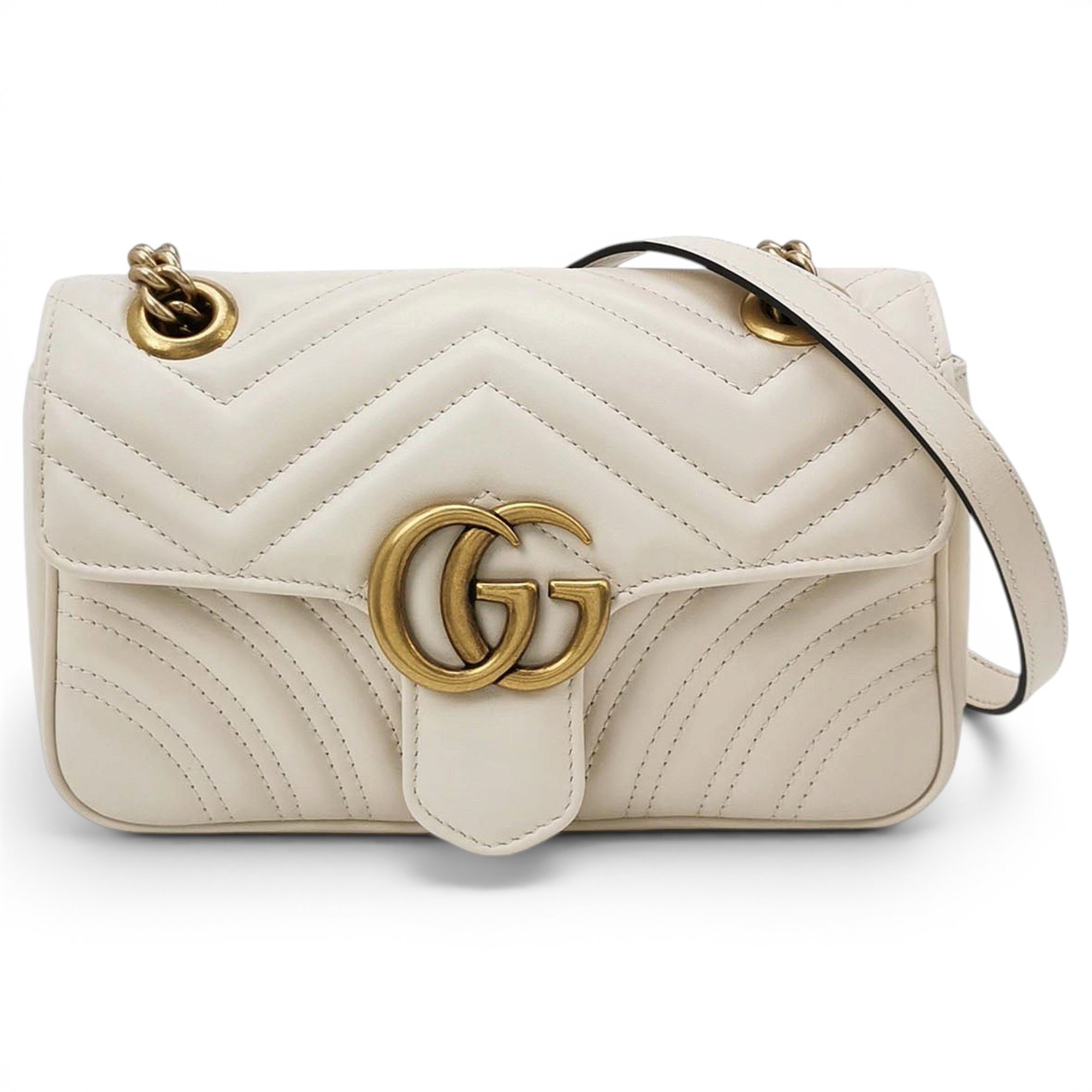 GG Marmont Flap leather handbag