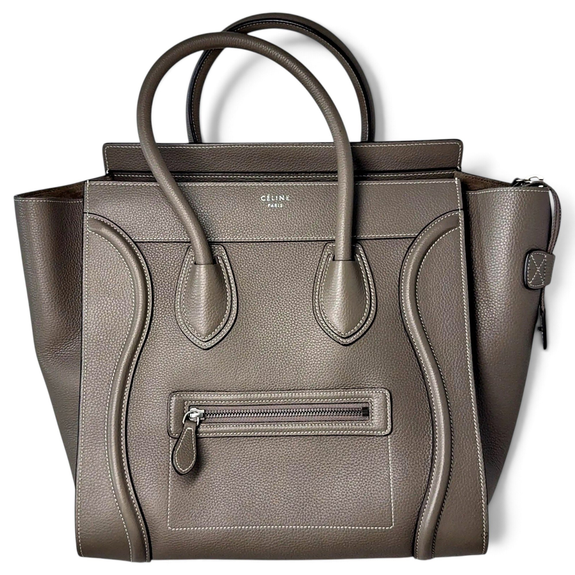Luggage leather handbag