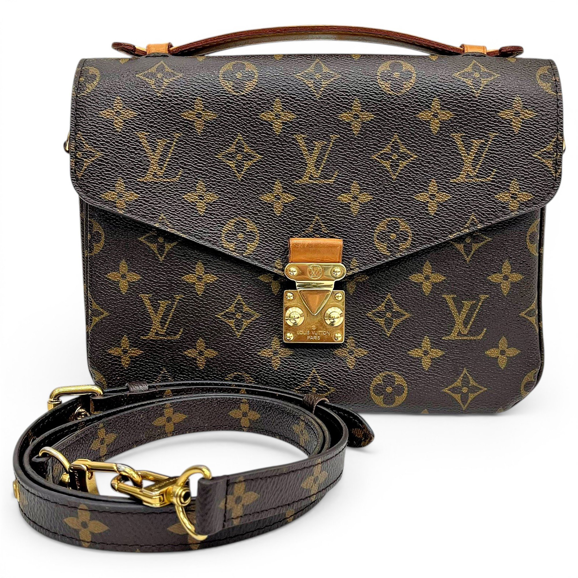 Metis leather handbag