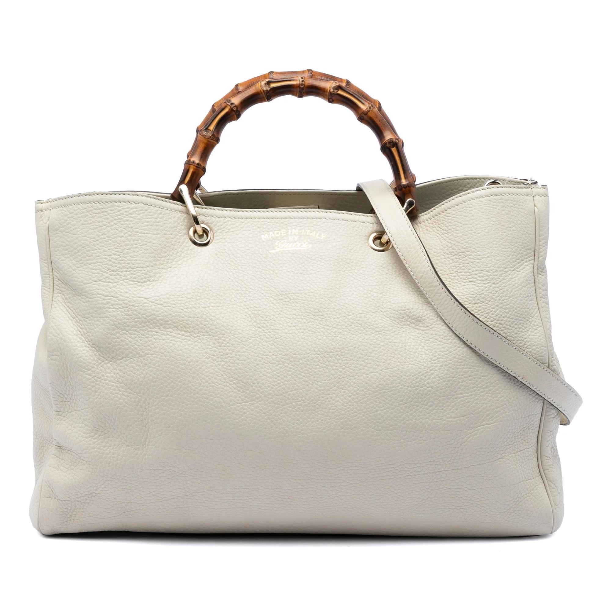 Bamboo pony-style calfskin satchel