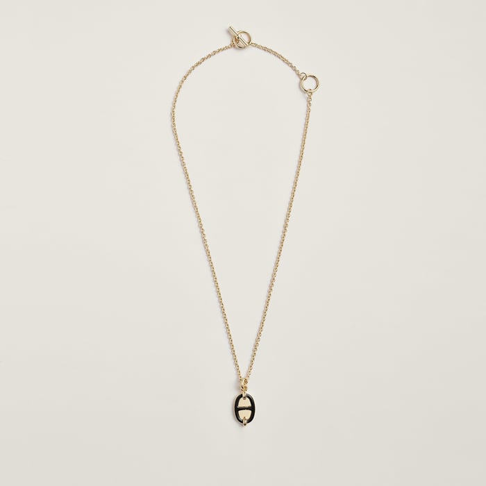 Noir Mini Maillon Pendant, Small Model