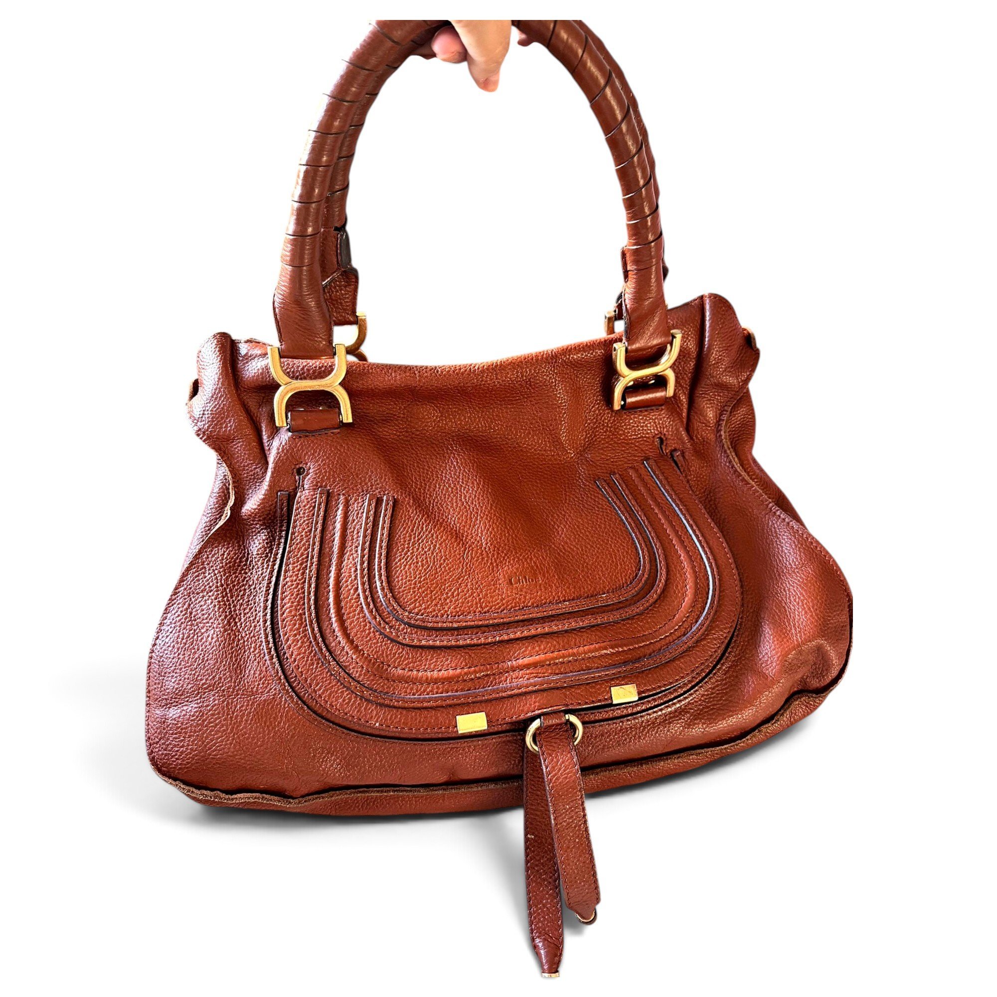 Marcie leather handbag