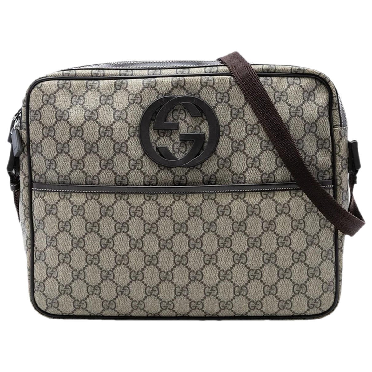 Interlocking cloth crossbody bag