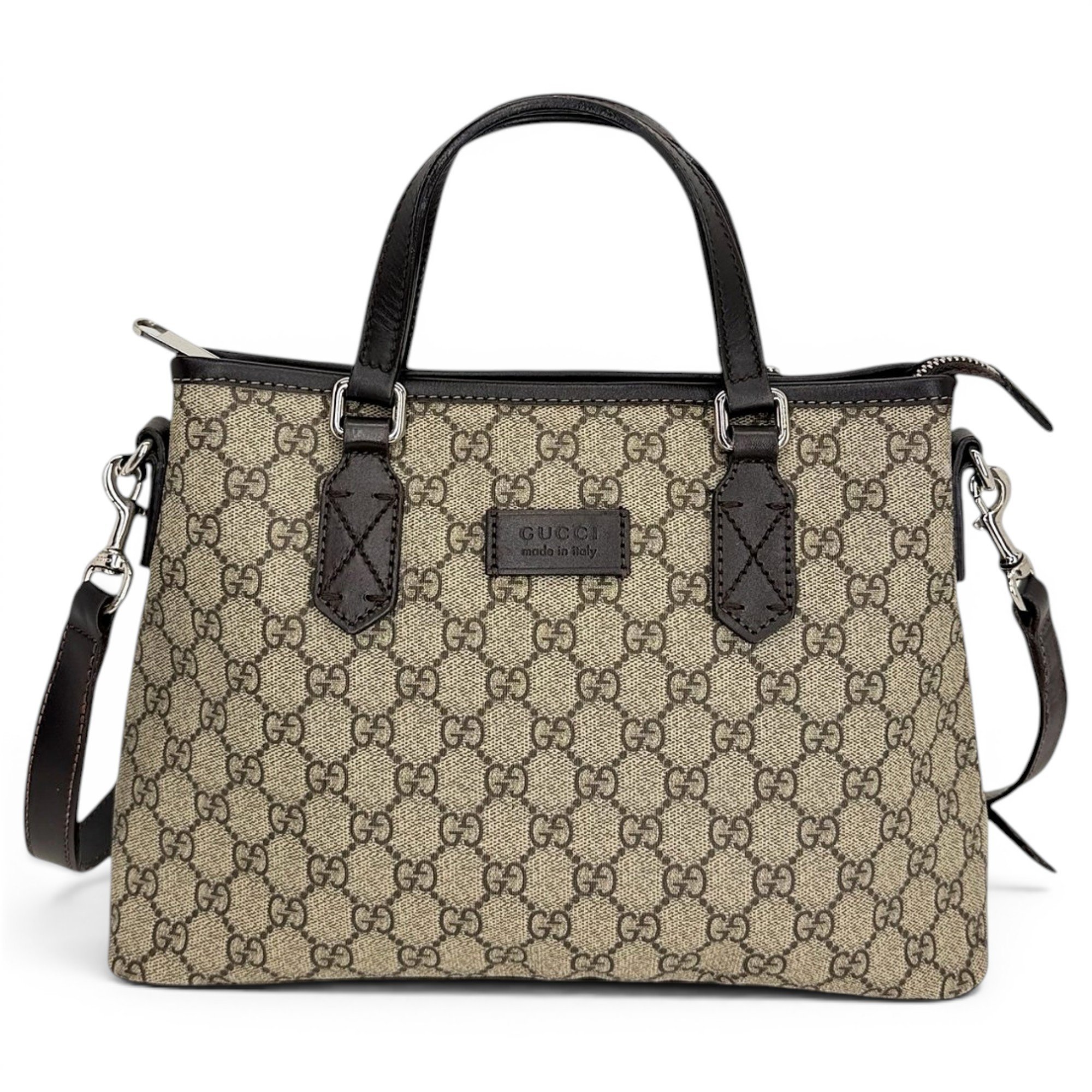 Ophidia leather handbag