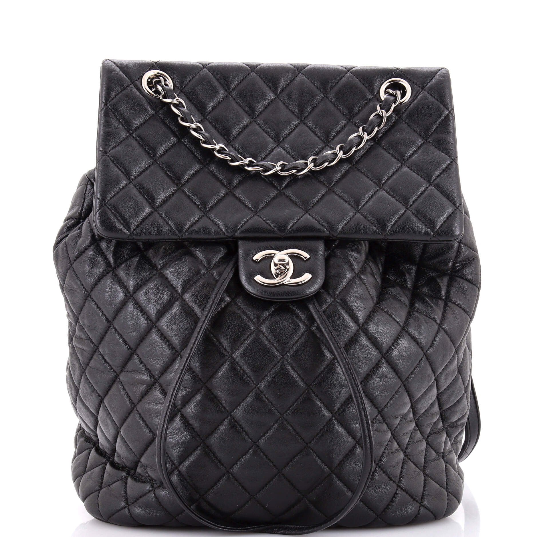 Leather backpack