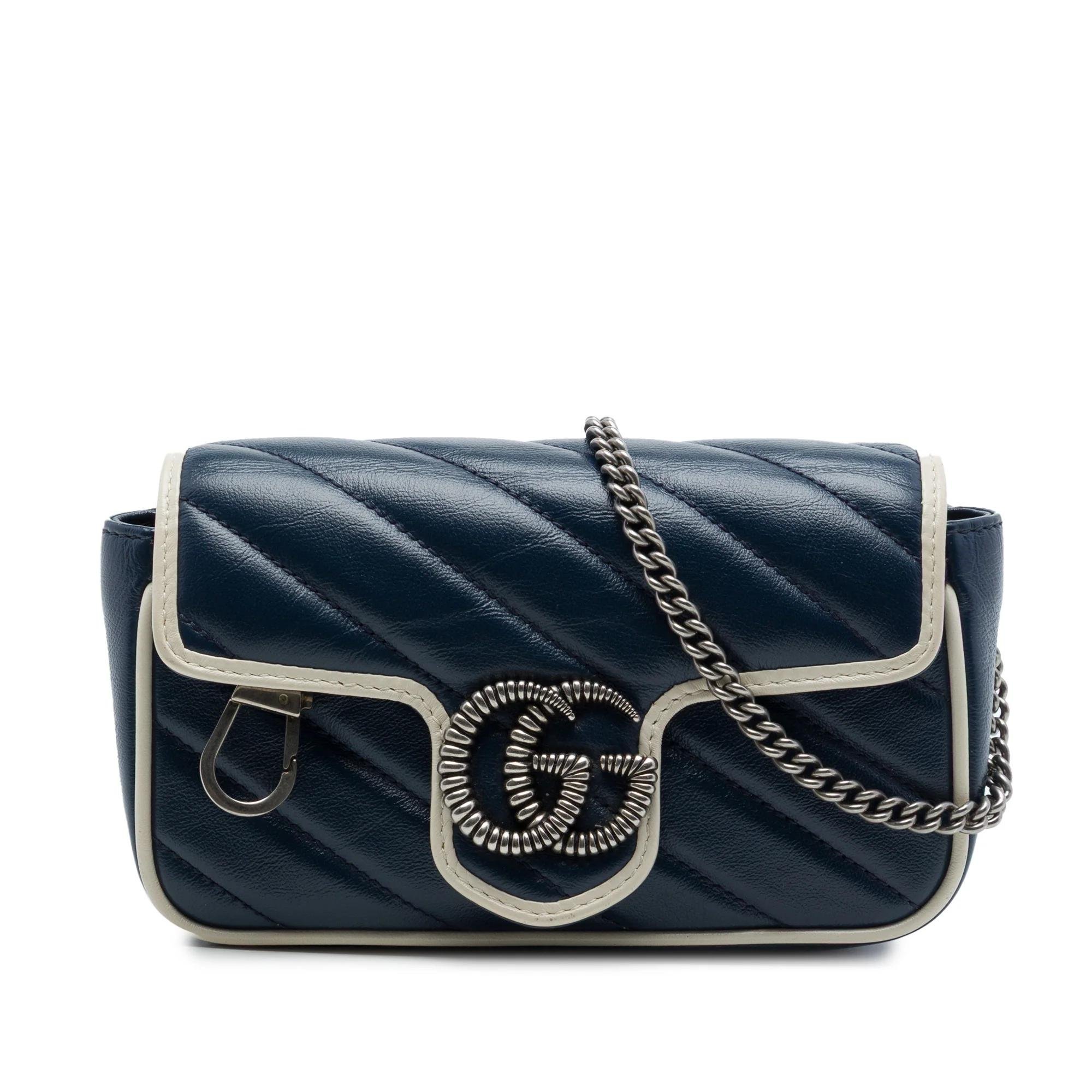 GG Marmont pony-style calfskin handbag