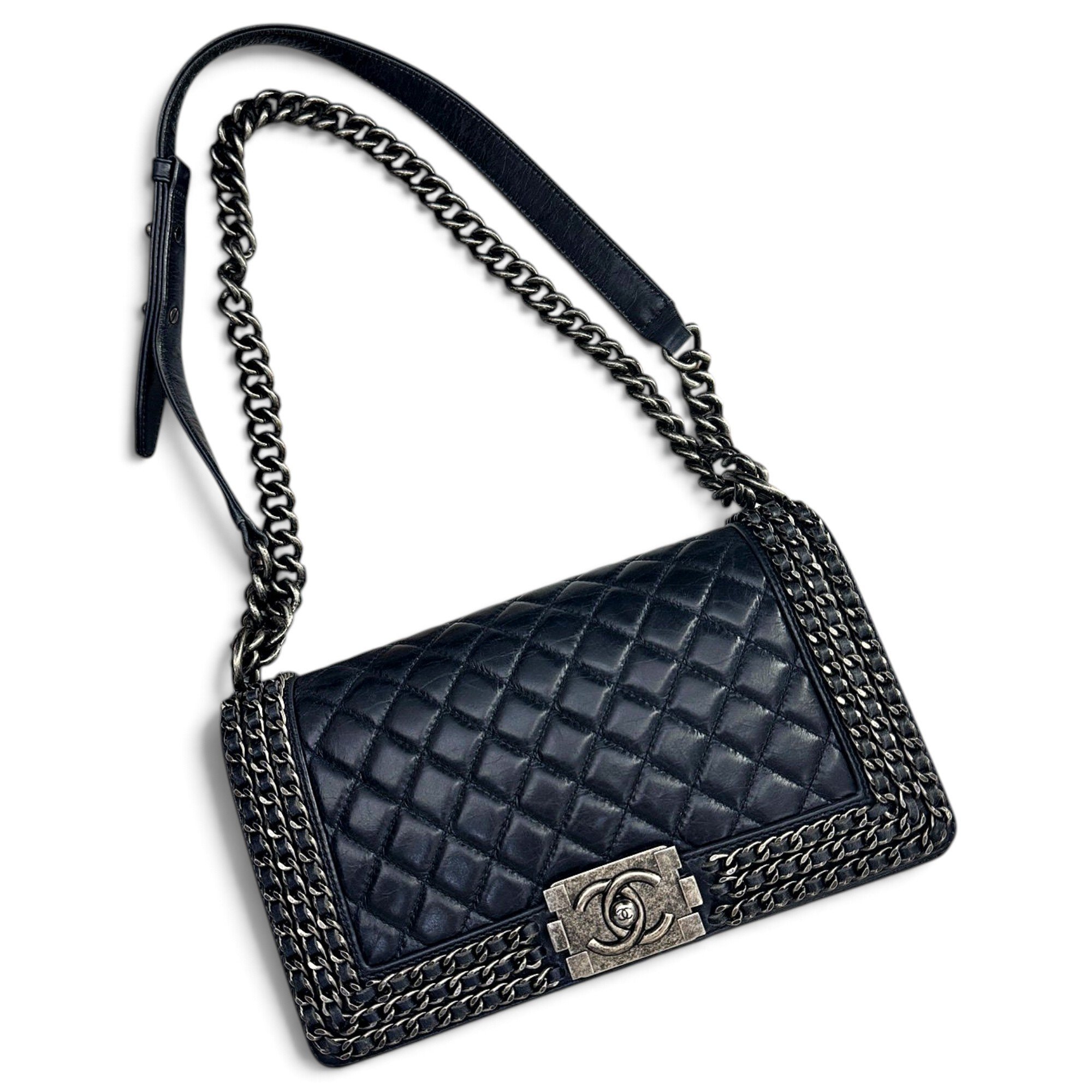 Boy leather handbag