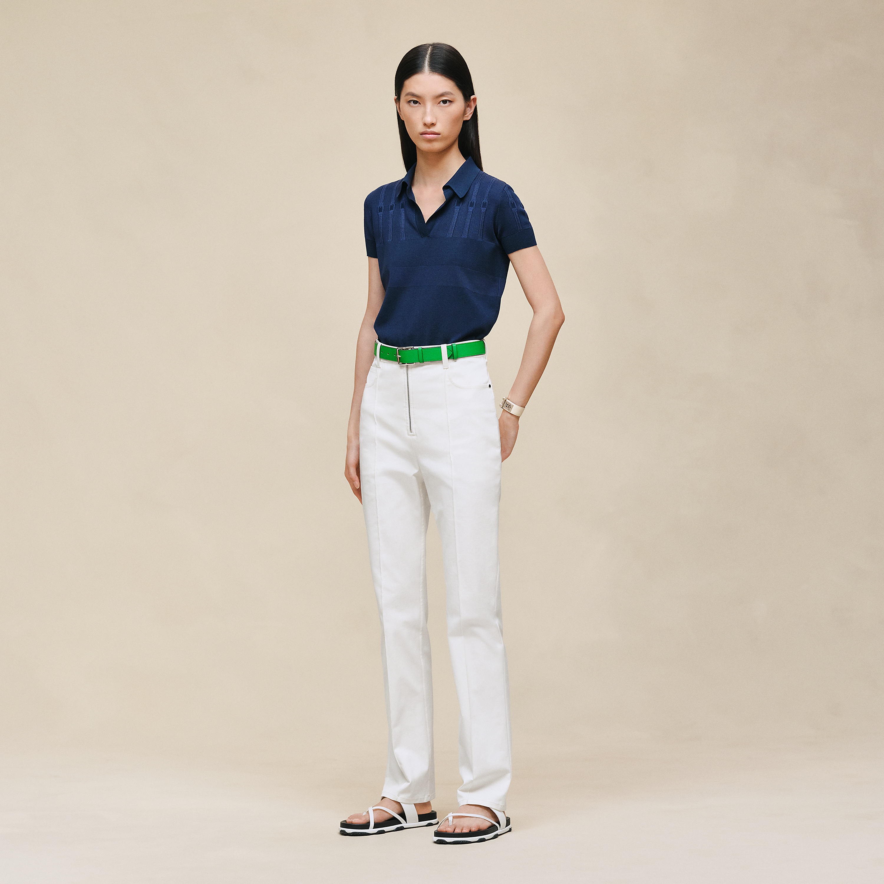 Short-sleeve polo shirt