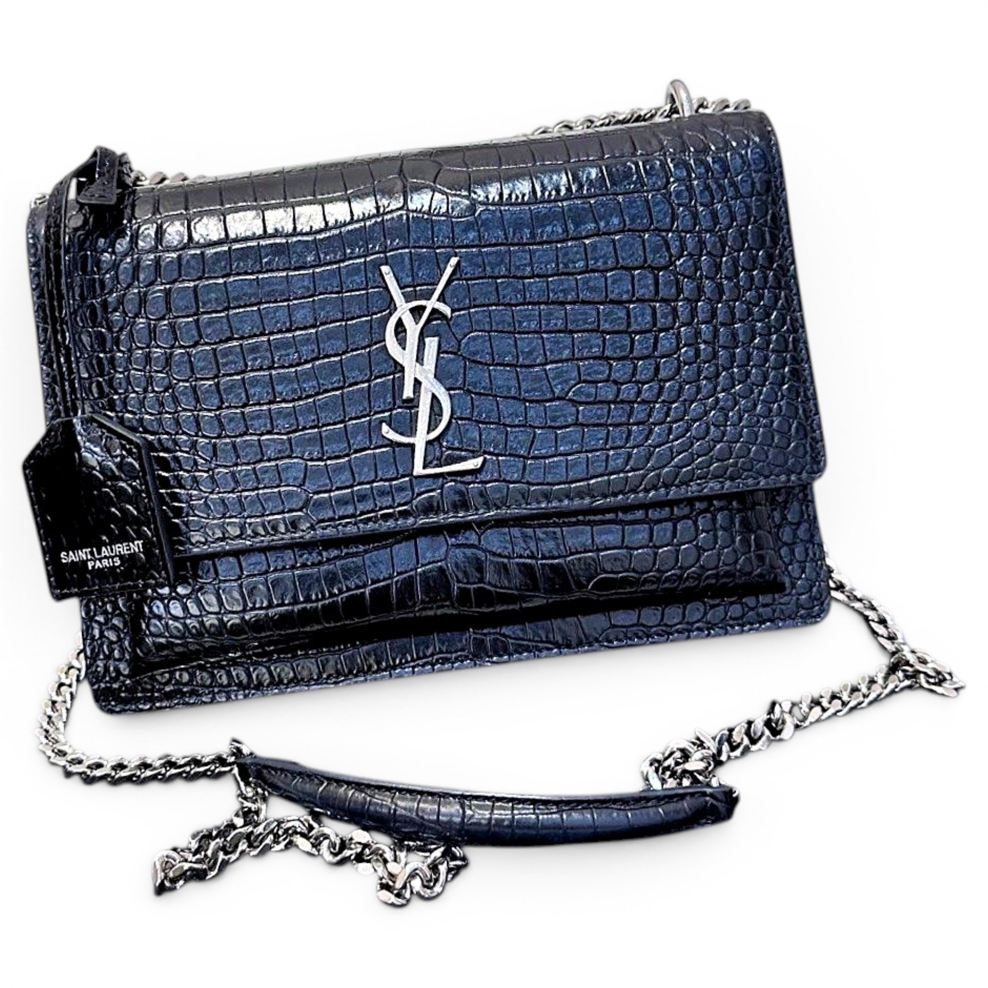 Sunset leather handbag