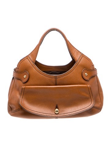 Leather Top Handle Bag