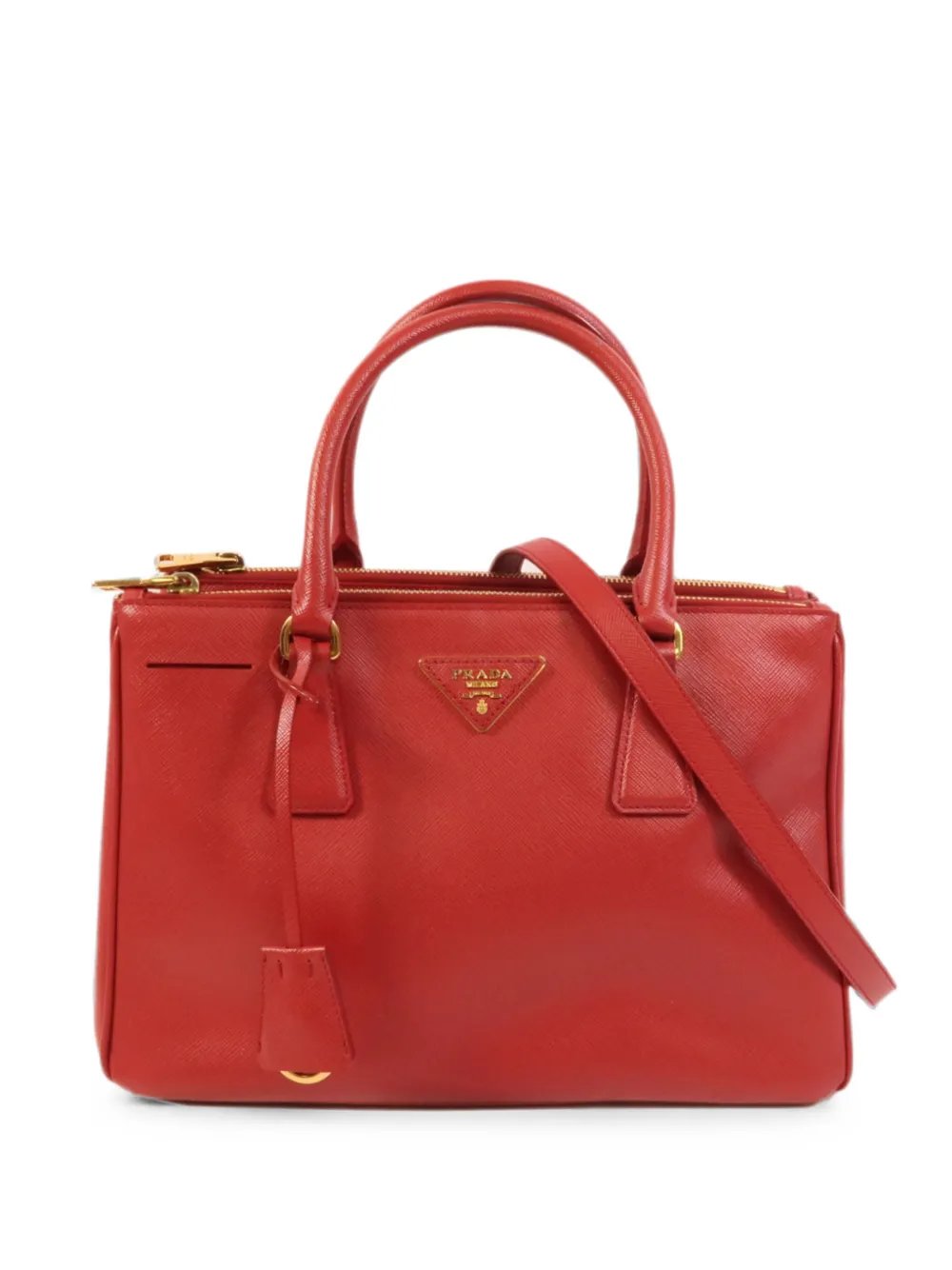 Saffiano leather shoulder bag