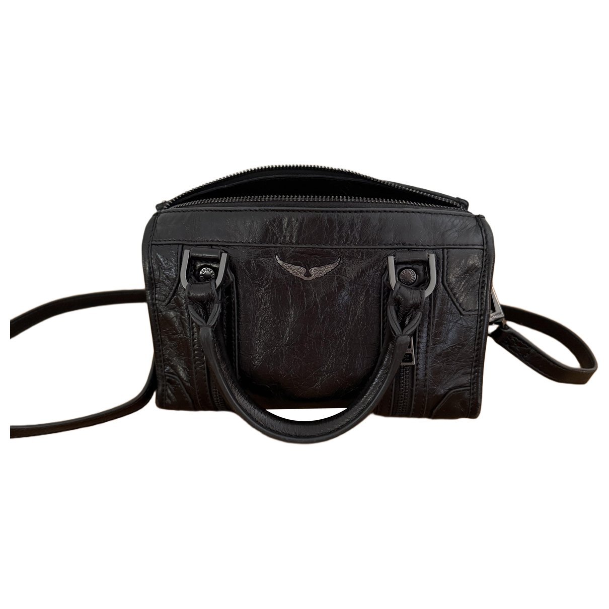 Sunny leather bowling bag