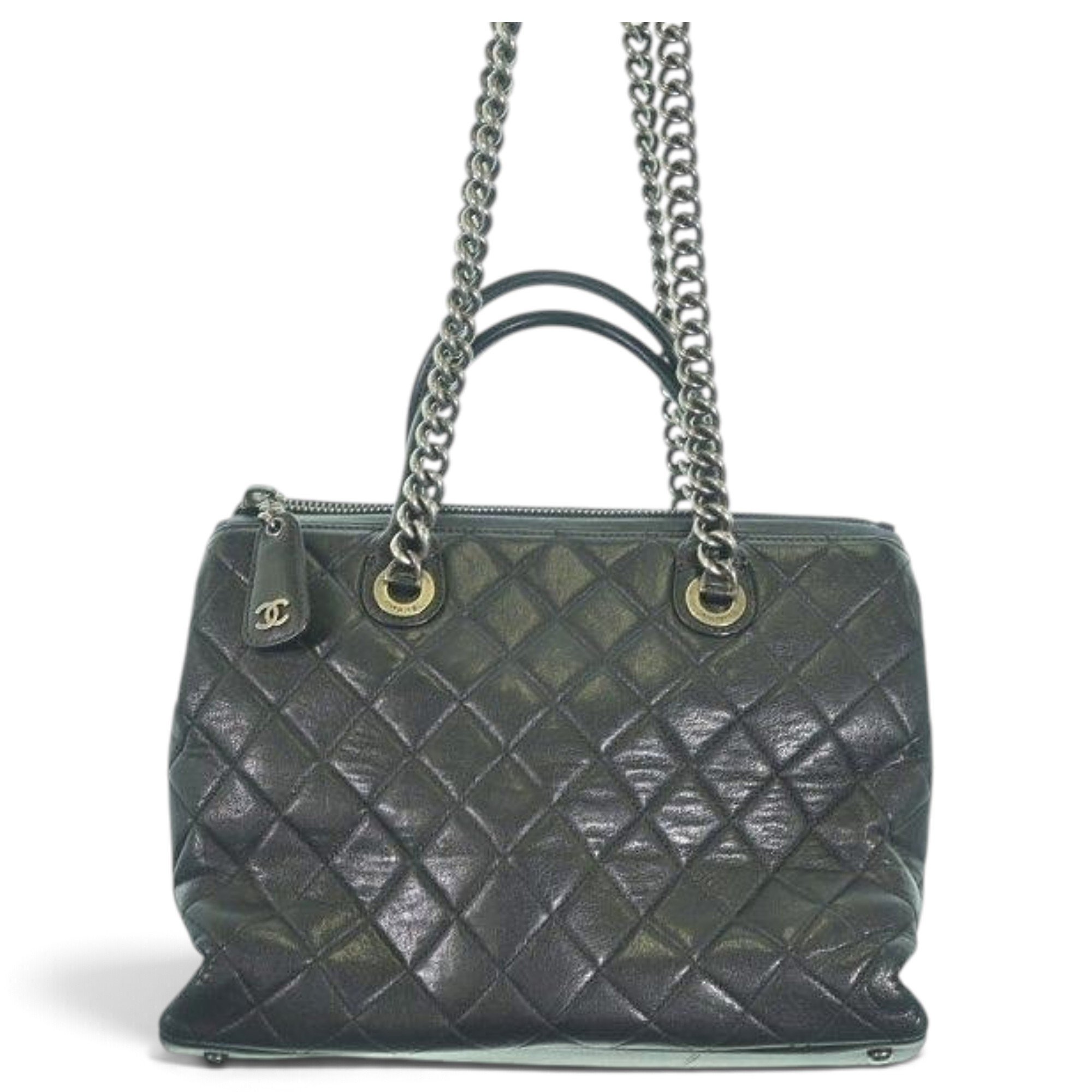 Leather tote