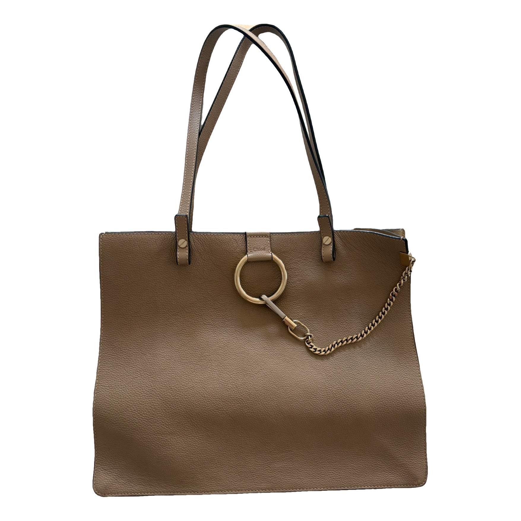 Faye leather tote