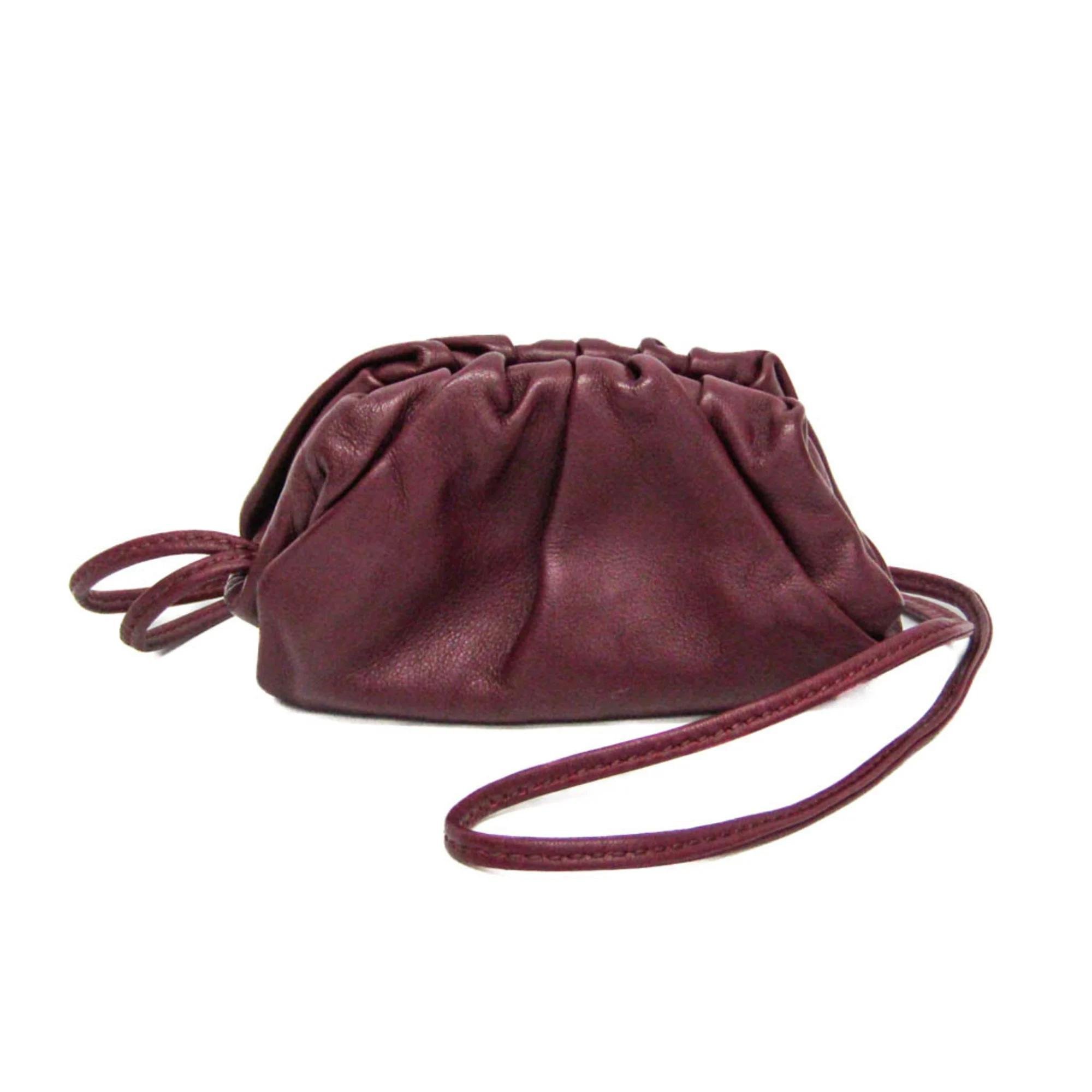 Pouch leather handbag
