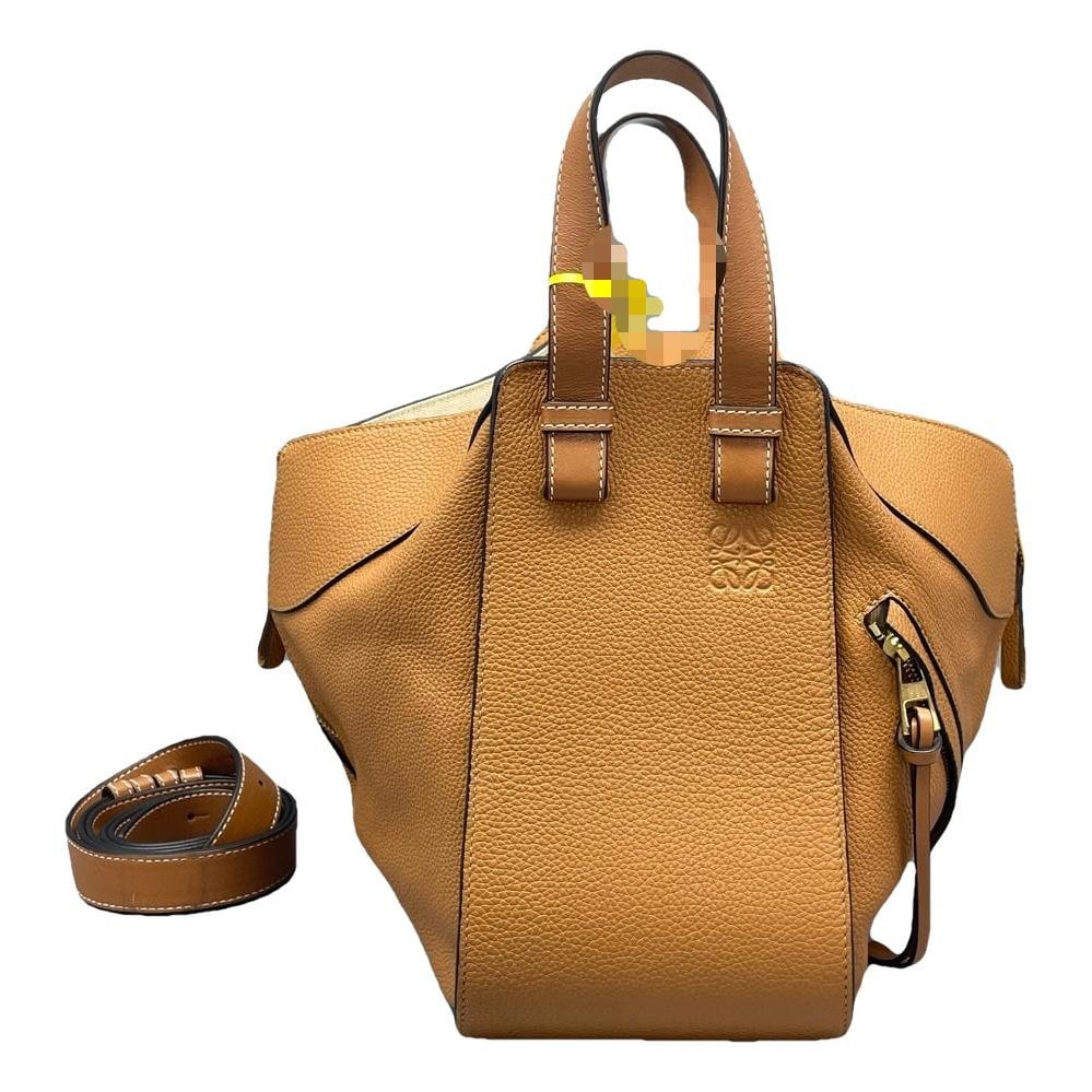 Hammock leather handbag