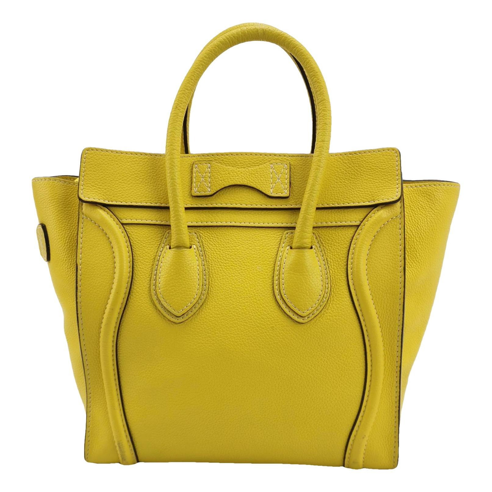 Luggage leather handbag