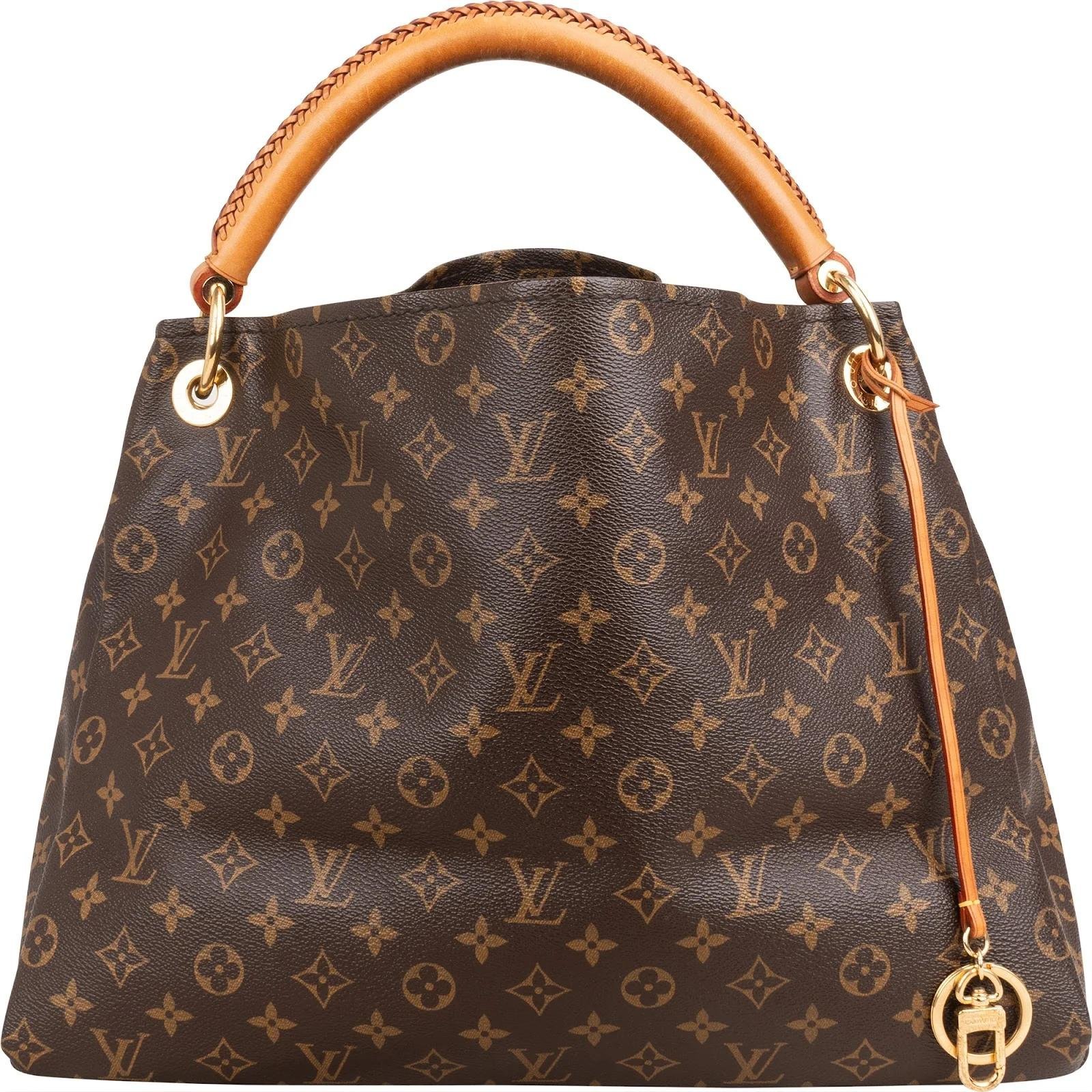 Artsy leather handbag