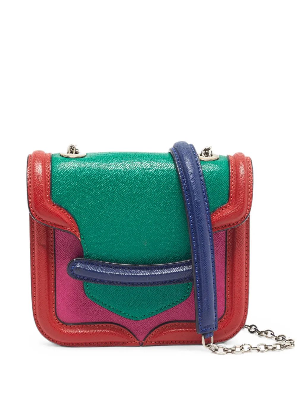 Heroine panelled crossbody mini bag