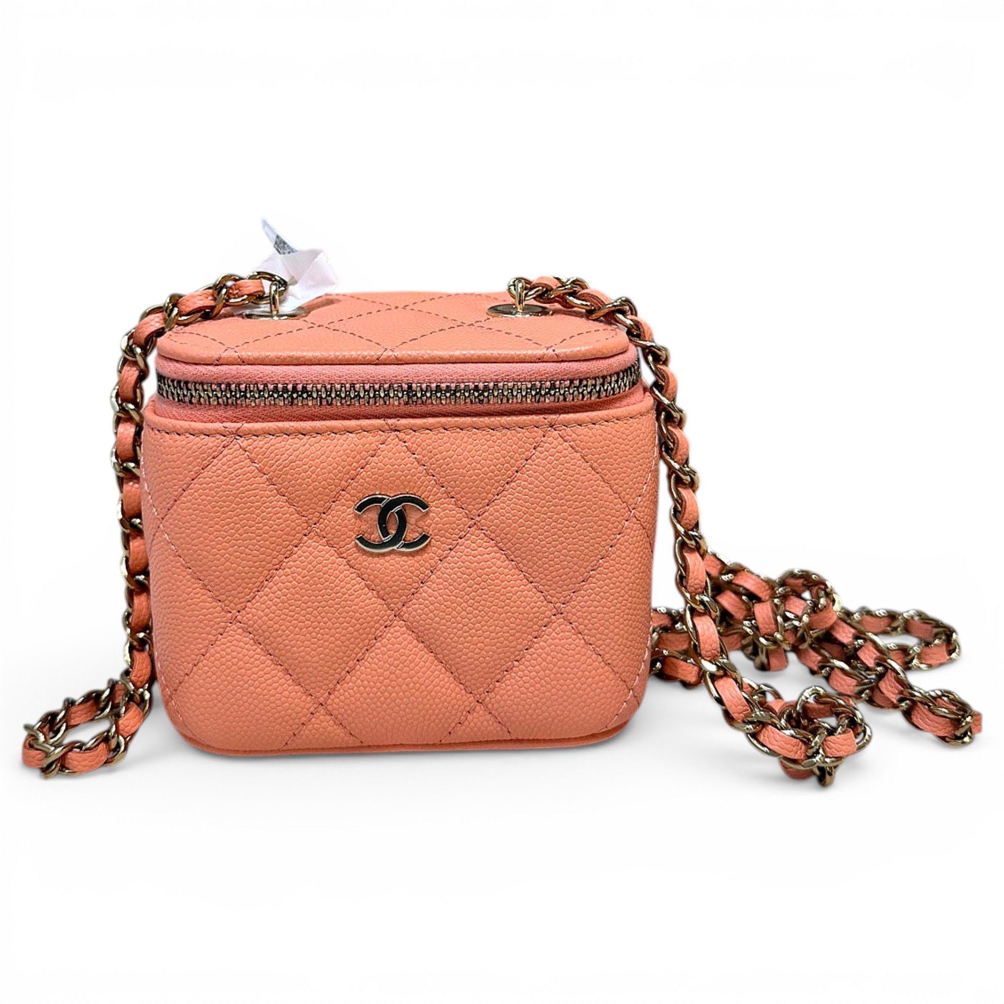 Trendy CC Vanity leather handbag