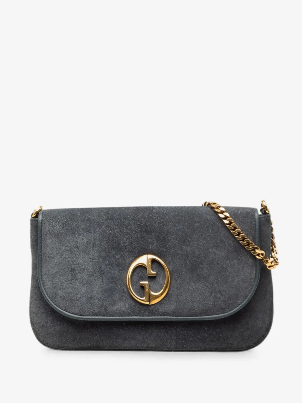 2000-2015 Medium Suede 1973 Chain shoulder bag