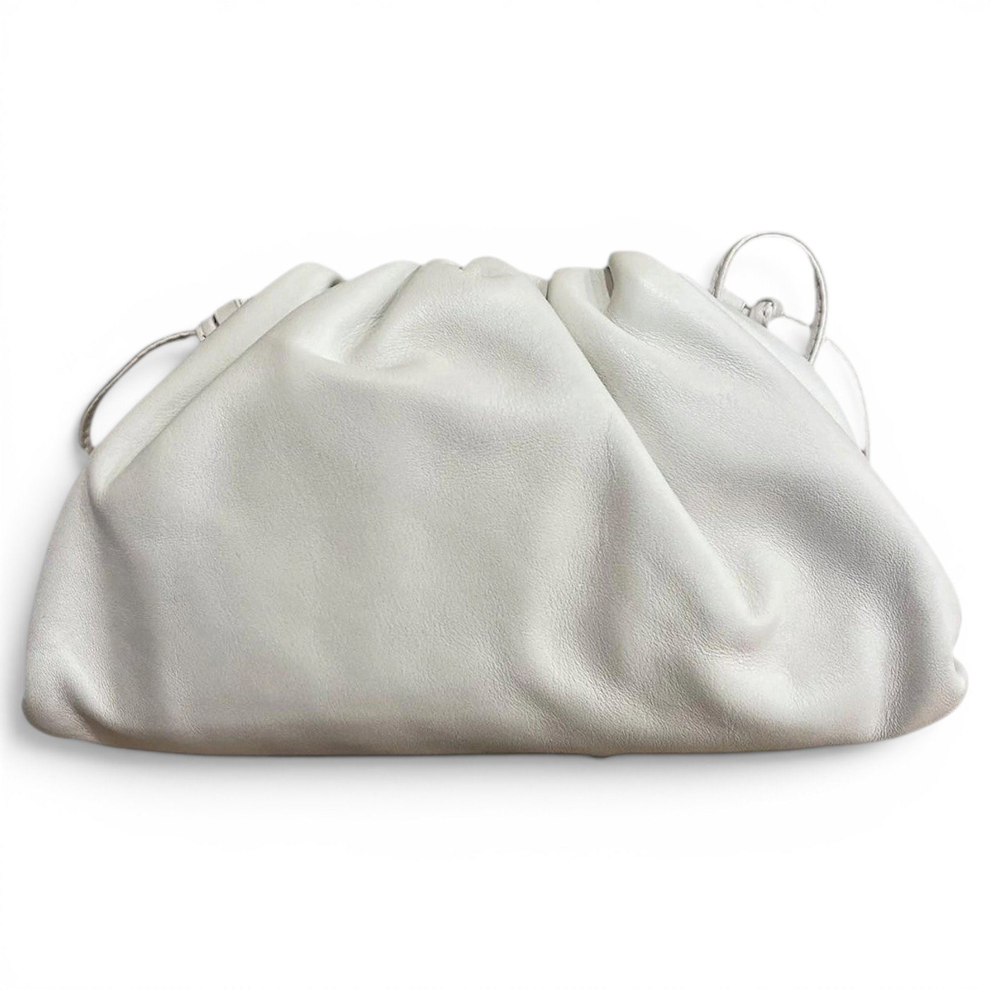 Pouch leather handbag