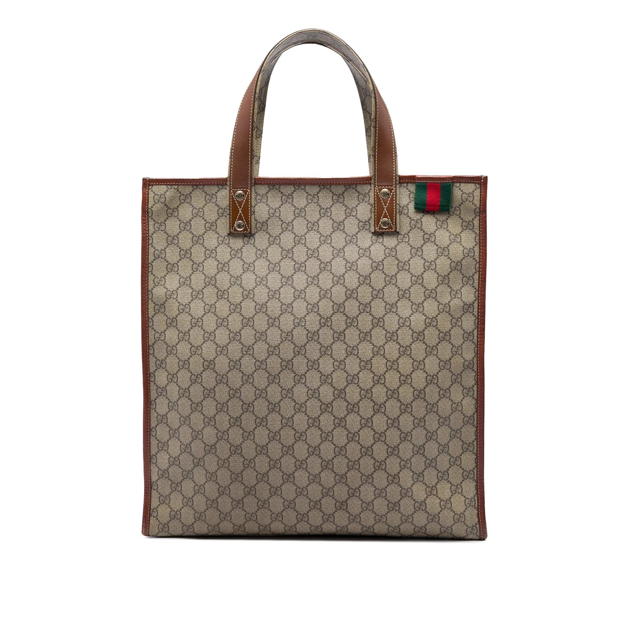 Leather tote