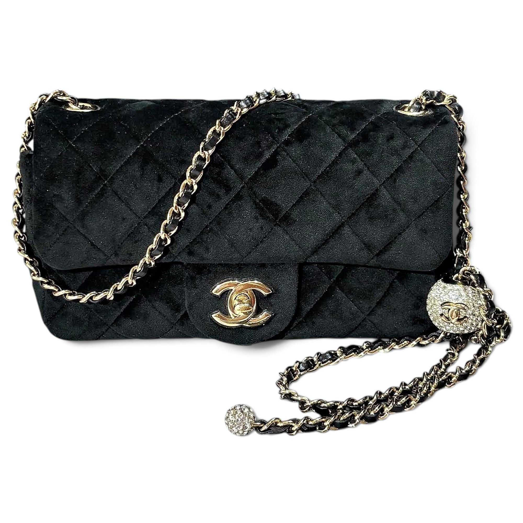 Velvet crossbody bag