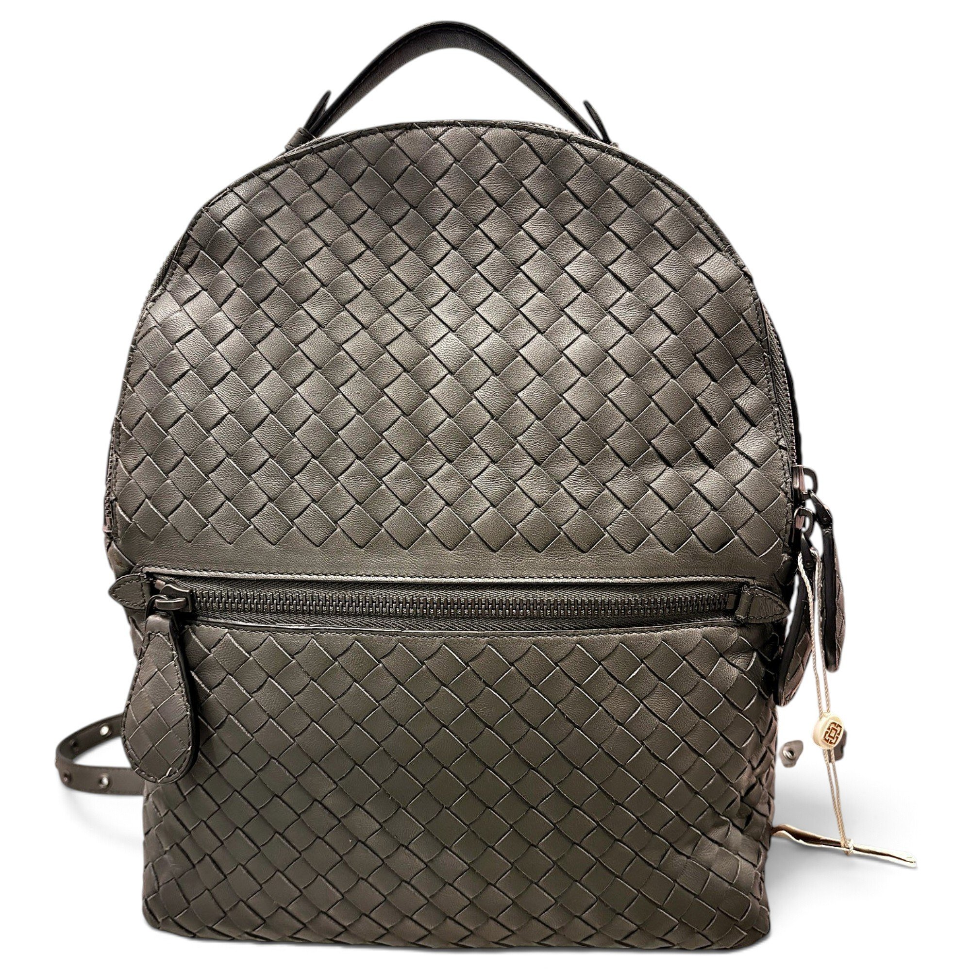 Leather backpack