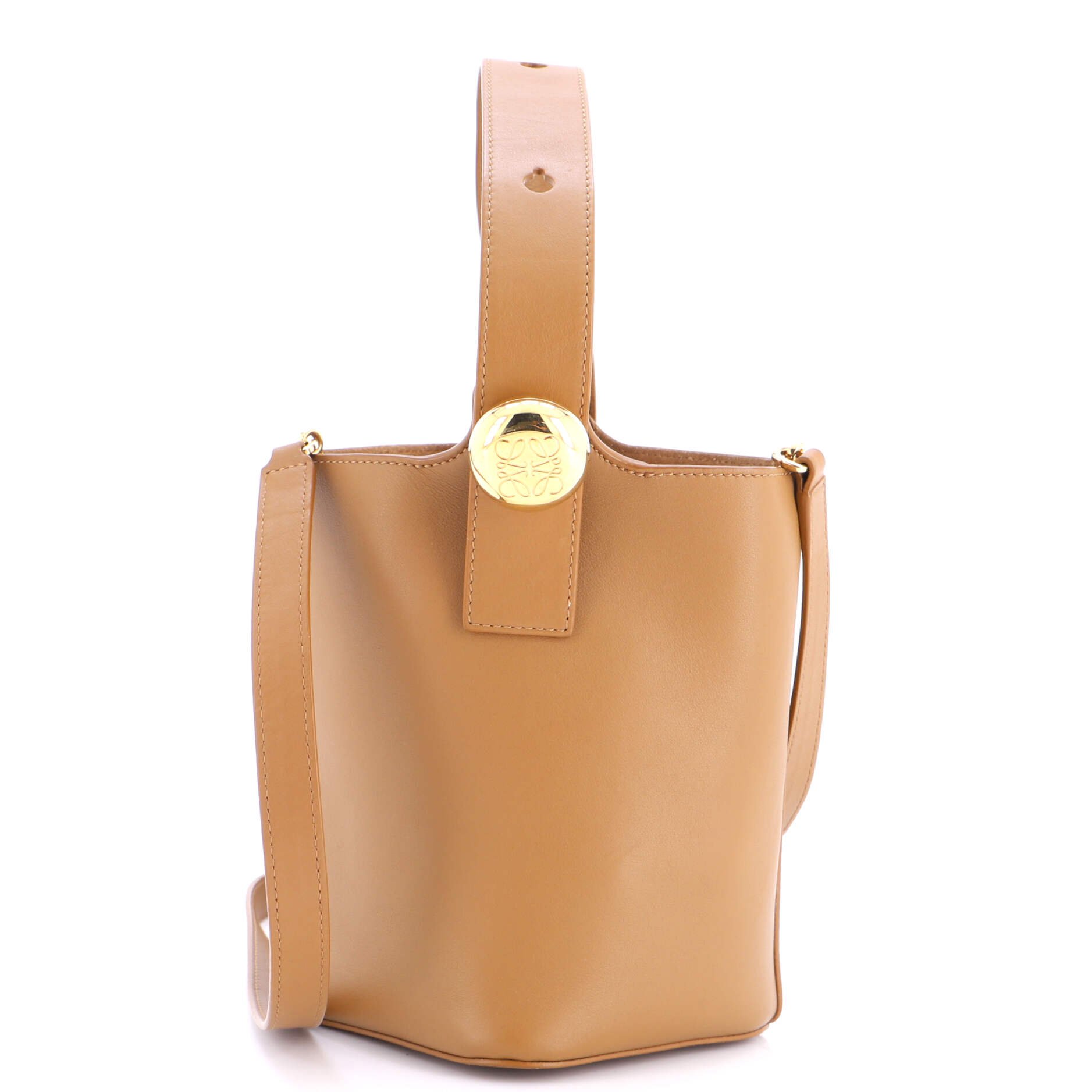 Pebble Bucket Bag Leather