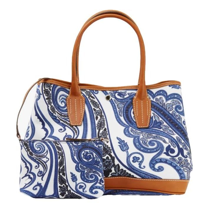 Leather tote