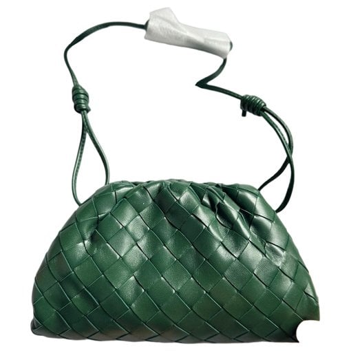 Pouch leather handbag